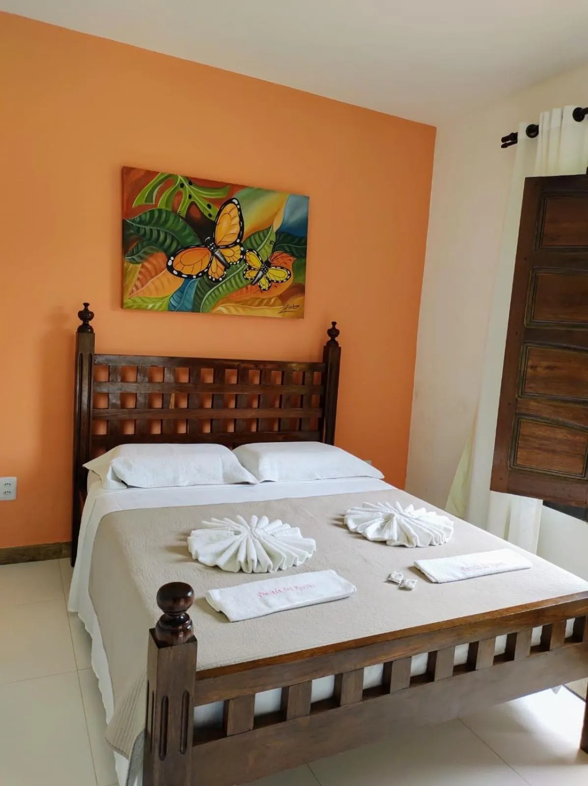 Bedroom, Bed in Recanto das Estrelas