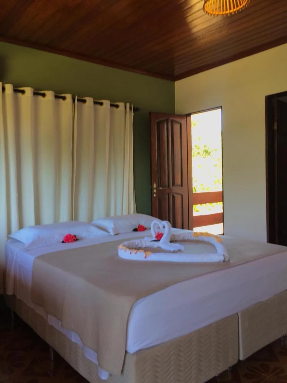 Bedroom, Bed in Recanto das Estrelas