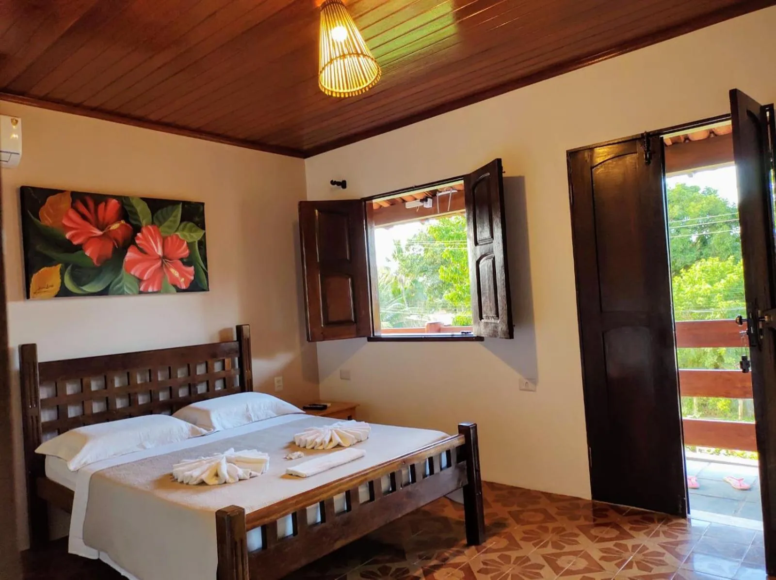 Photo of the whole room, Bed in Recanto das Estrelas