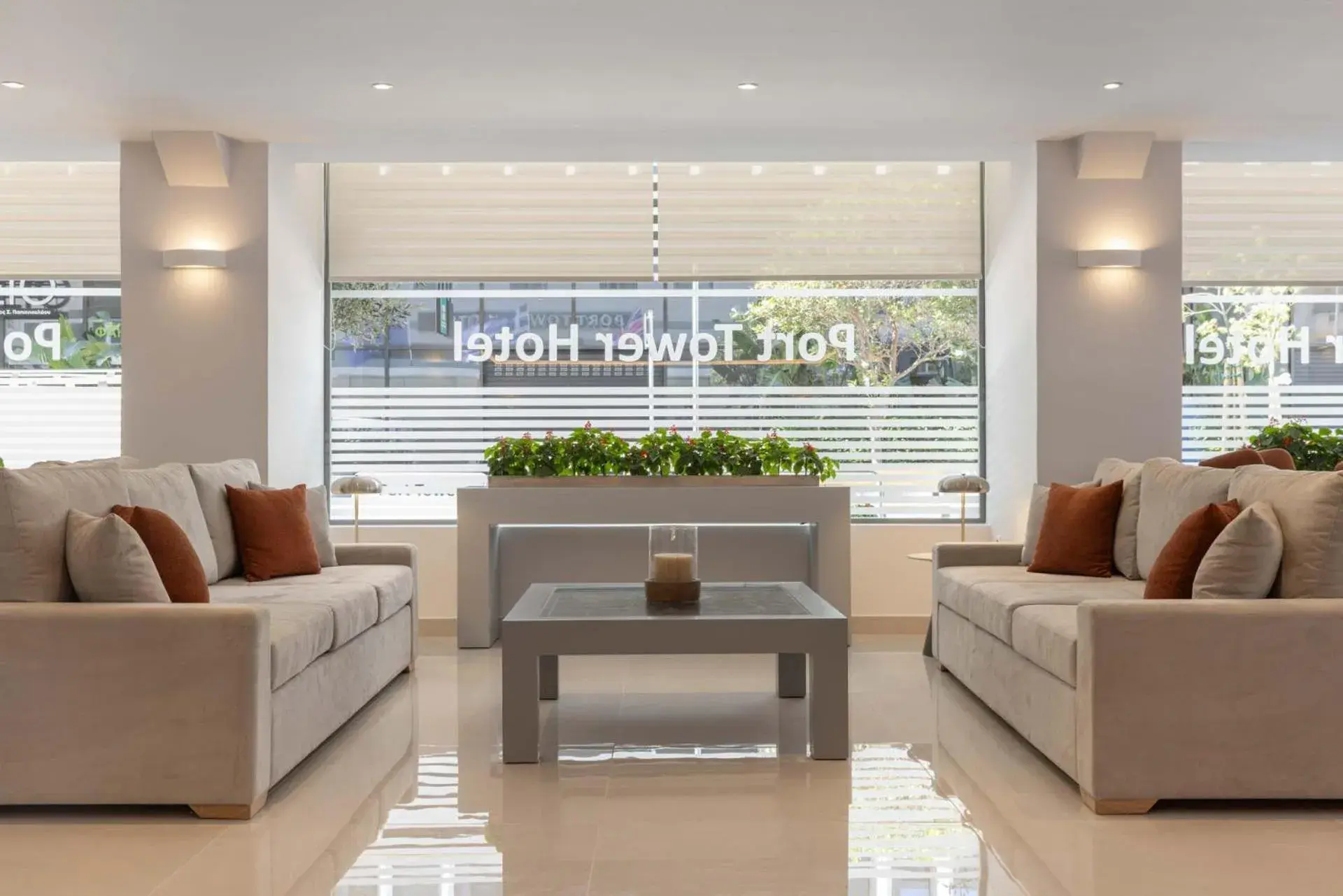 Lobby or reception in Gallery Port Tower Piraeus Lobby or reception in Gallery Port Tower Piraeus