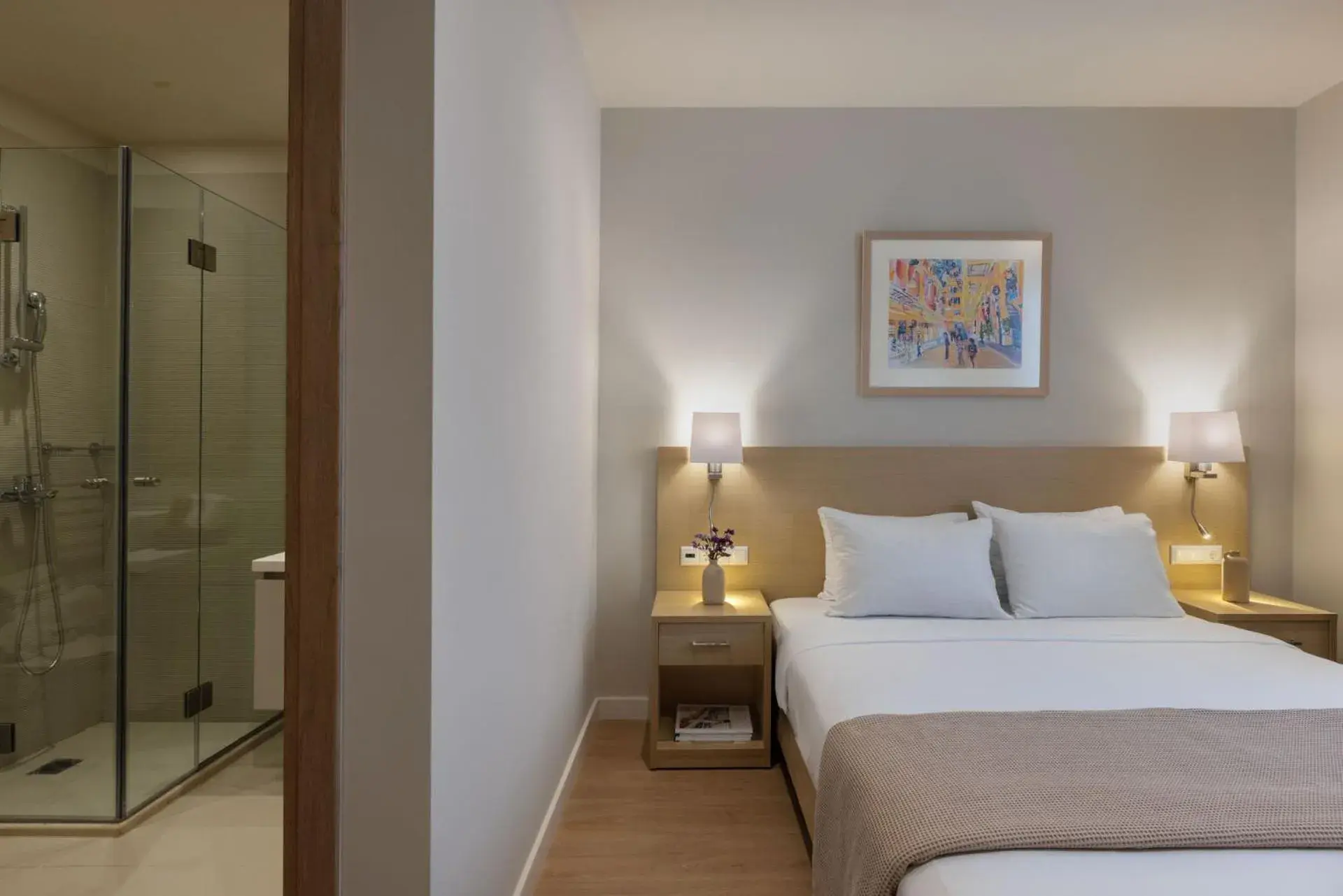 Photo of the whole room, Bed in Gallery Port Tower Piraeus Photo of the whole room, Bed in Gallery Port Tower Piraeus