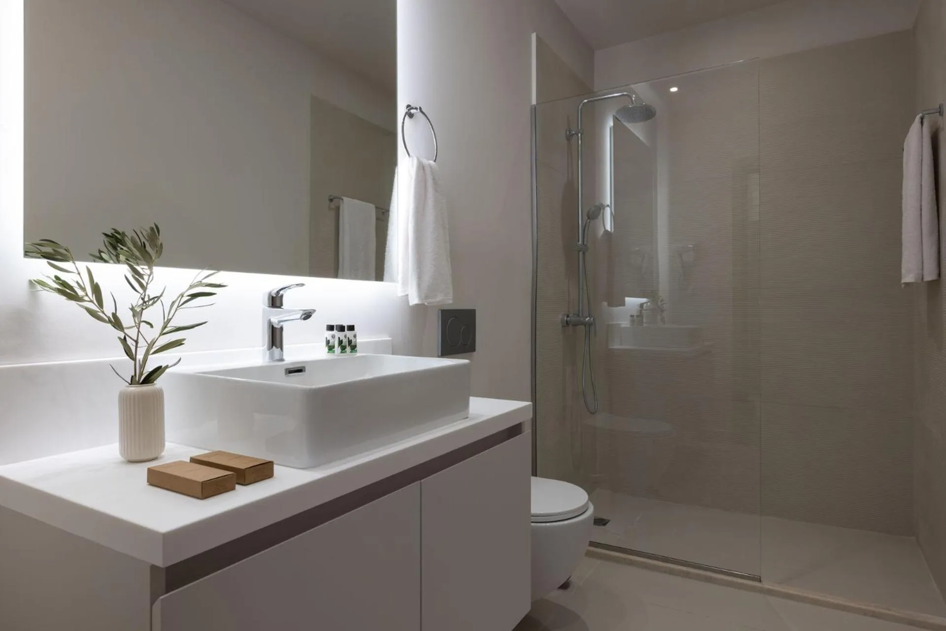 Shower in Port Tower Piraeus