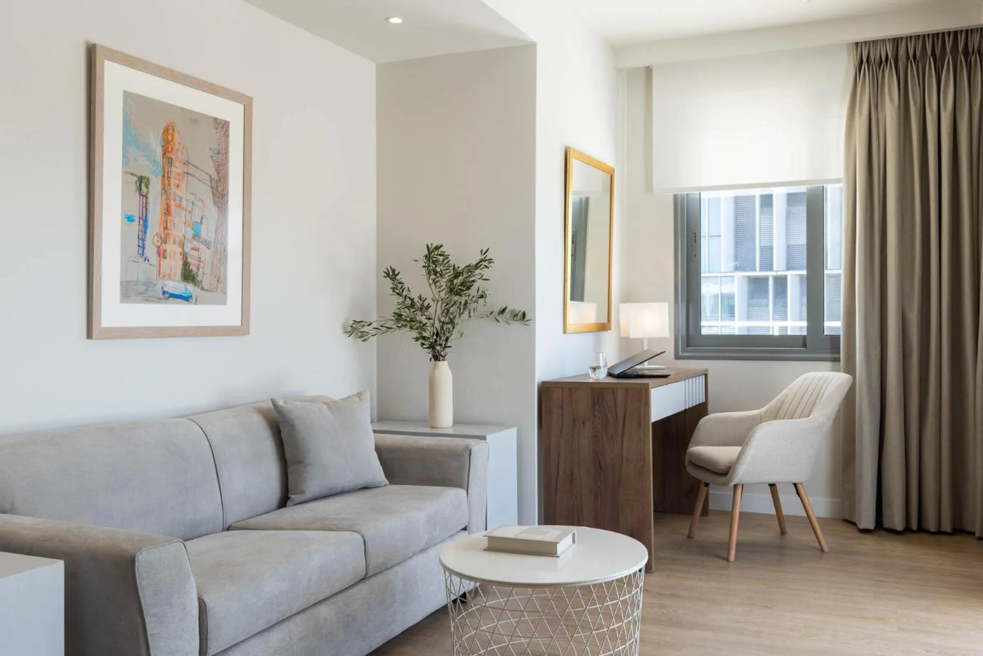 Living room in Port Tower Piraeus