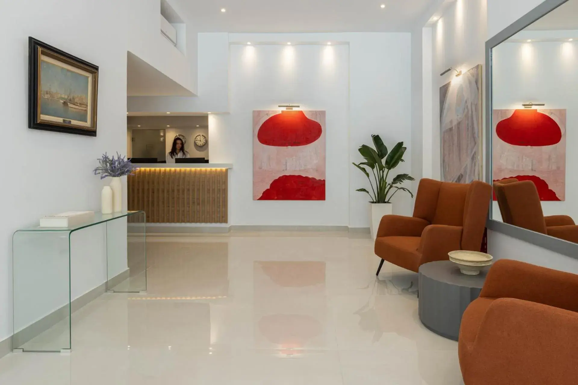 Lobby or reception in Gallery Port Tower Piraeus Lobby or reception in Gallery Port Tower Piraeus