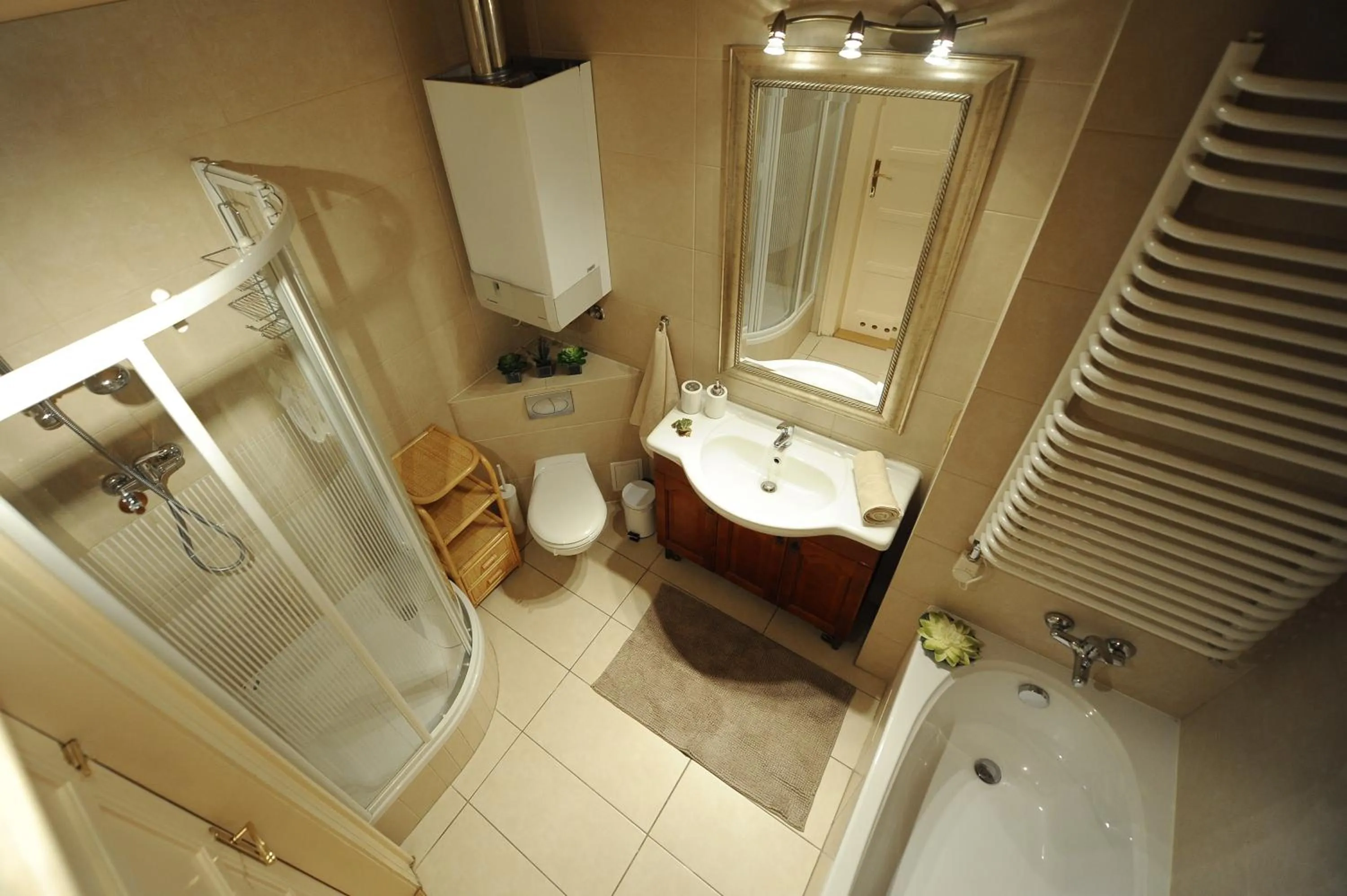 Bathroom in Apartments Roman