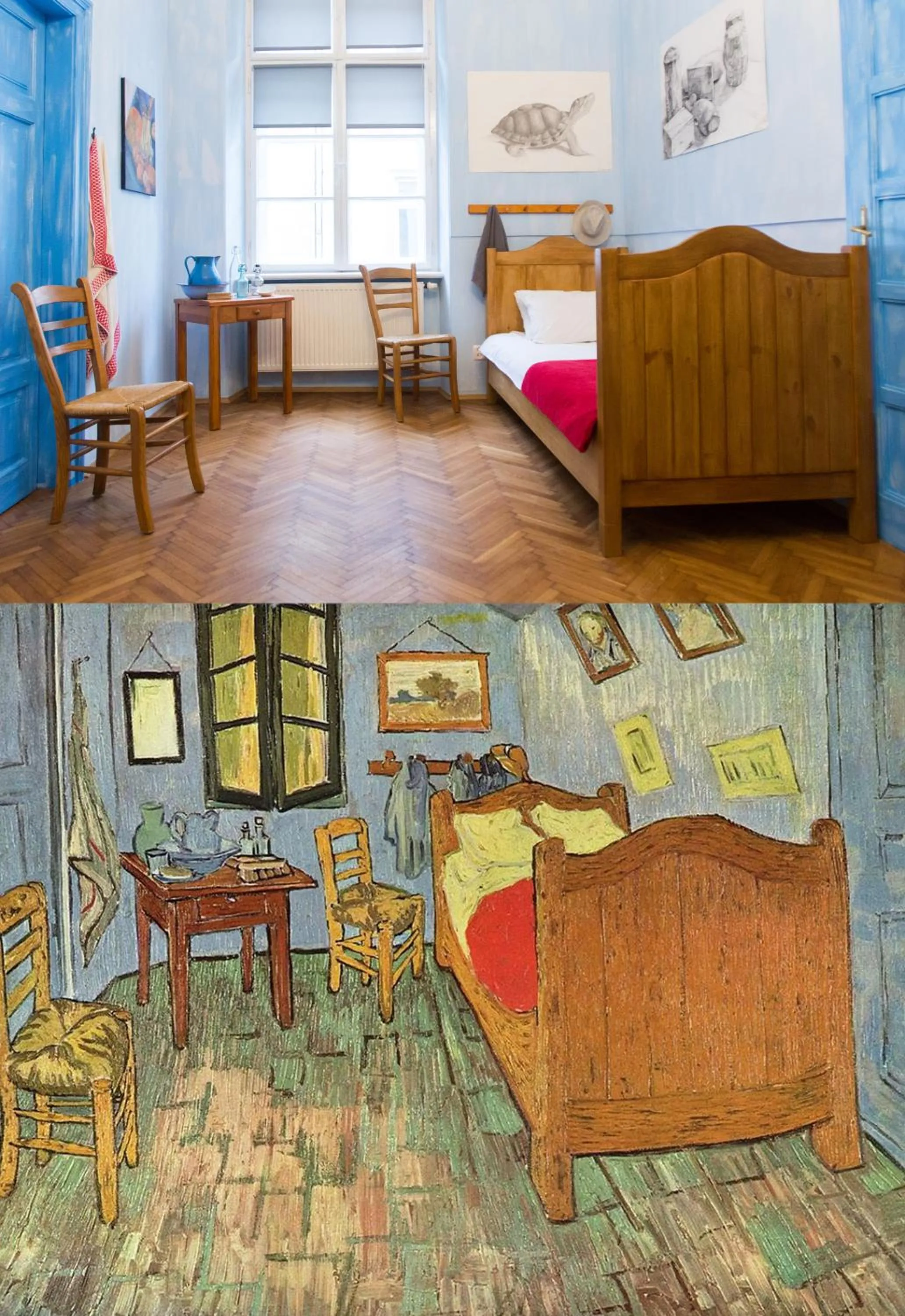 Bed in Apartments Roman