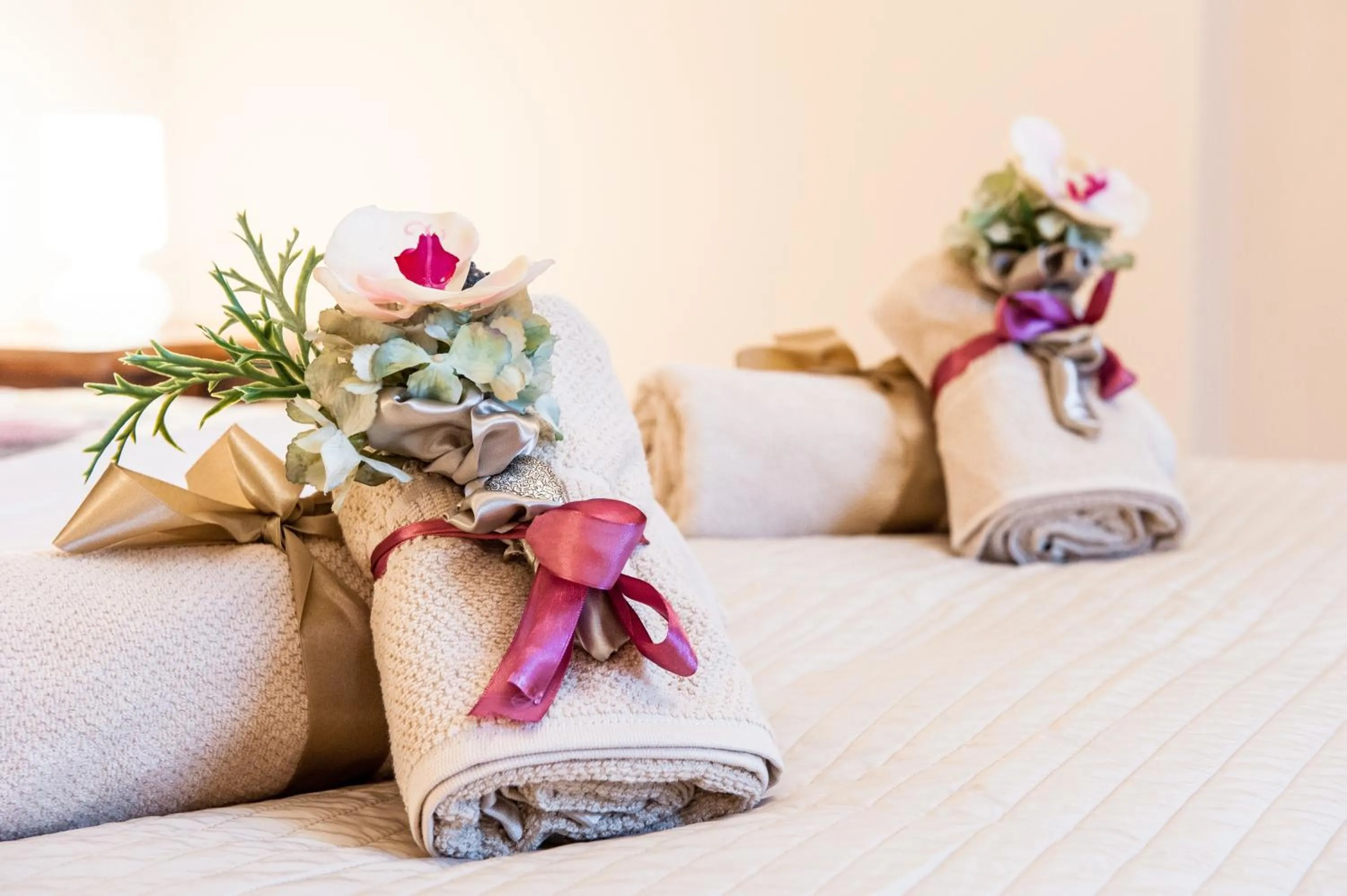 Decorative detail, Bed in Apartments Roman