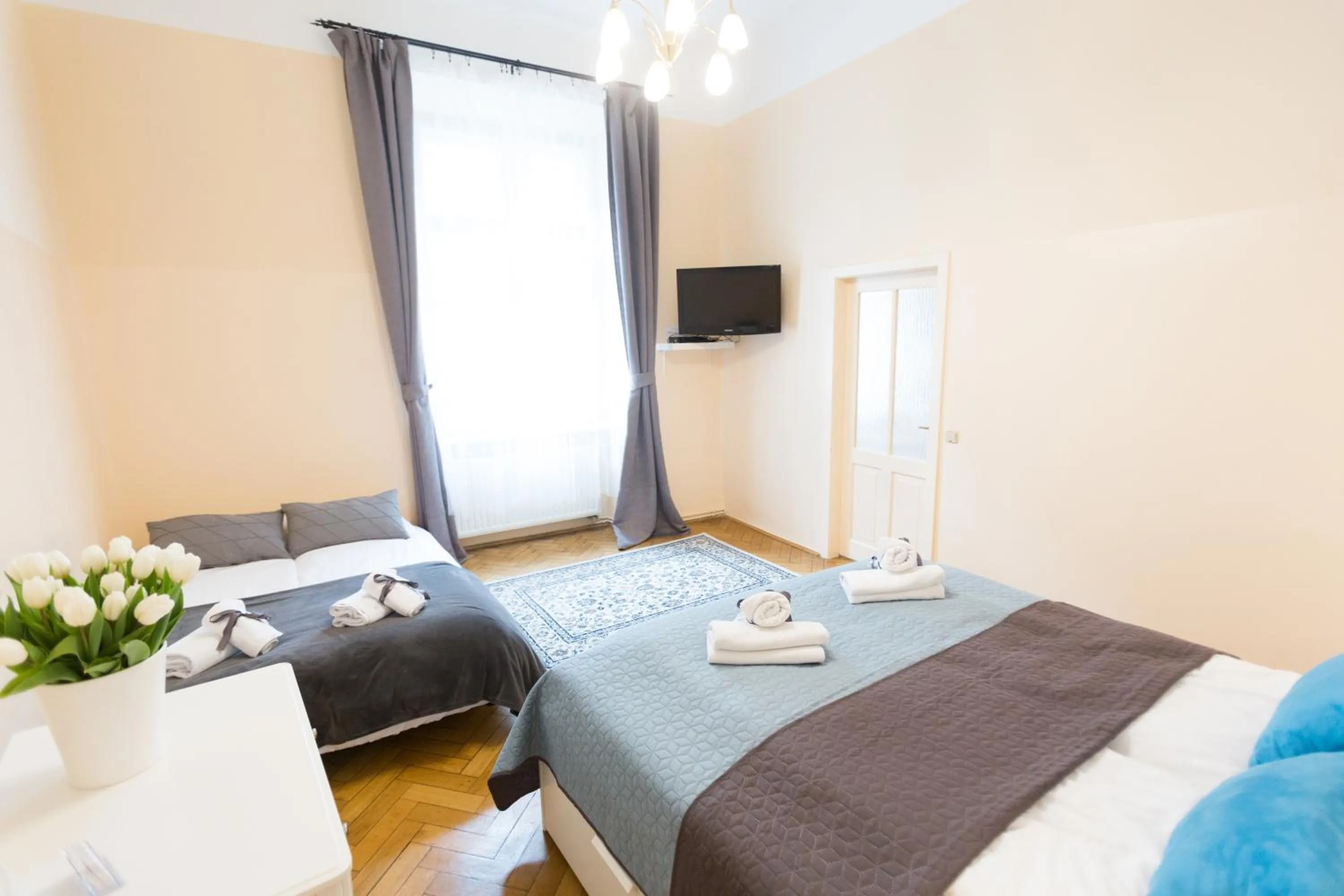 Photo of the whole room, Bed in Apartments Roman