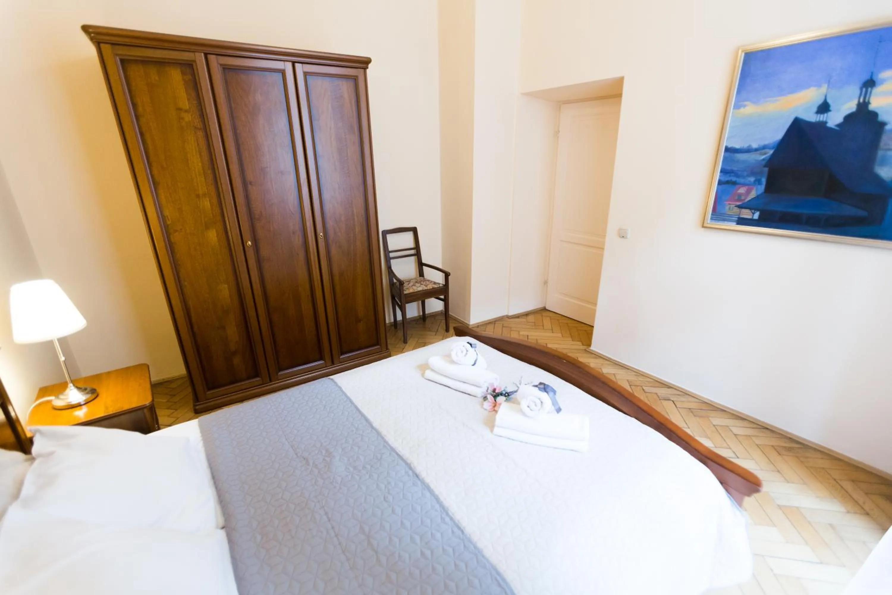 Bedroom, Bed in Apartments Roman