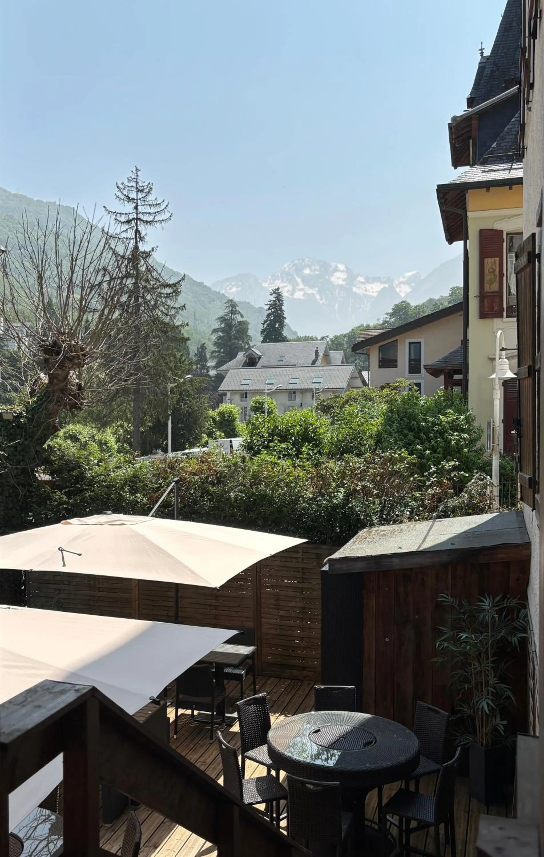Mountain view in Hôtel l'Hermitage