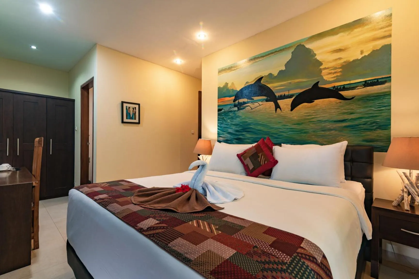 Bed in Alamanda Lovina Resort