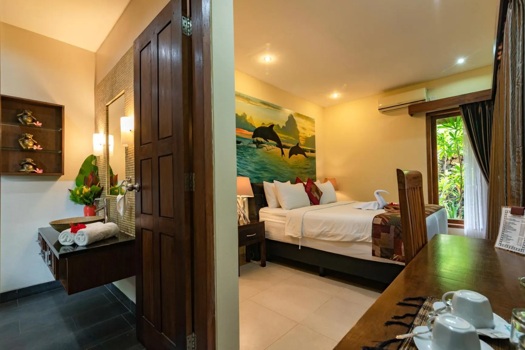 Bed in Alamanda Lovina Resort