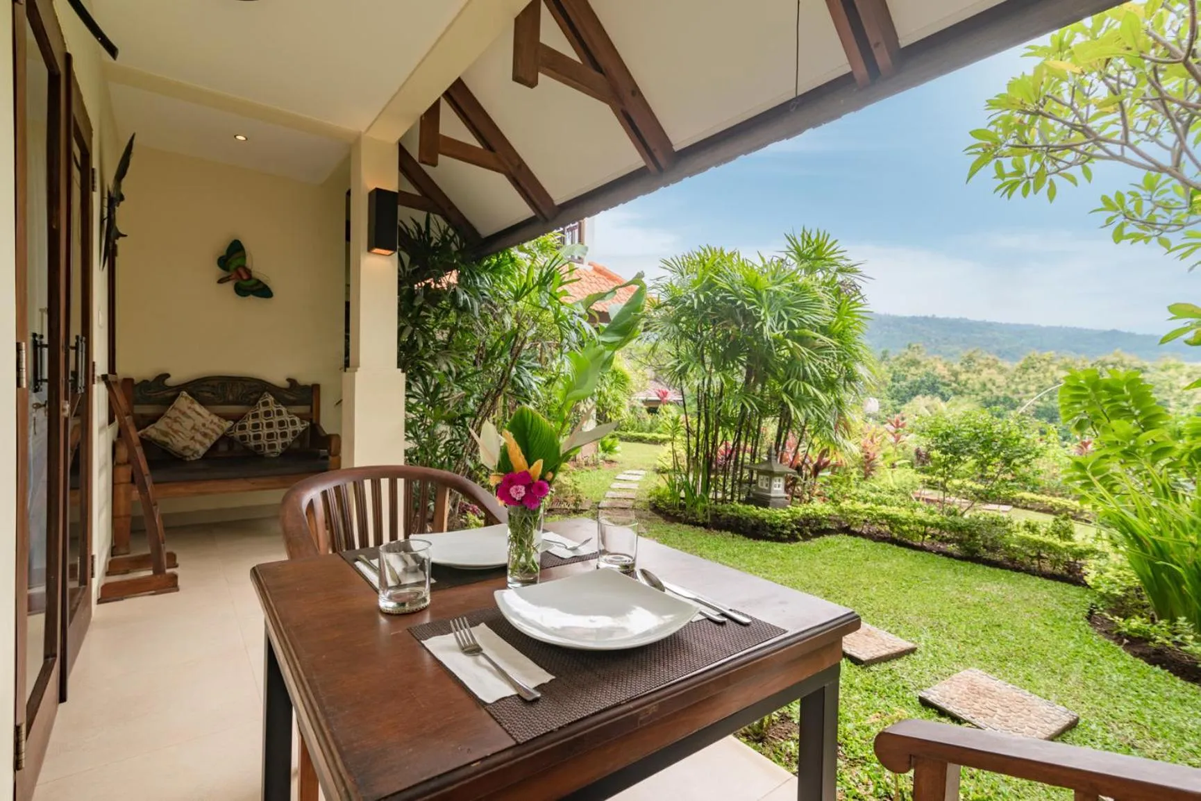 Patio in Alamanda Lovina Resort