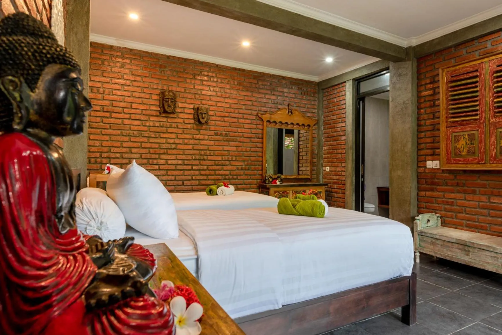 Bed in Alamanda Lovina Resort