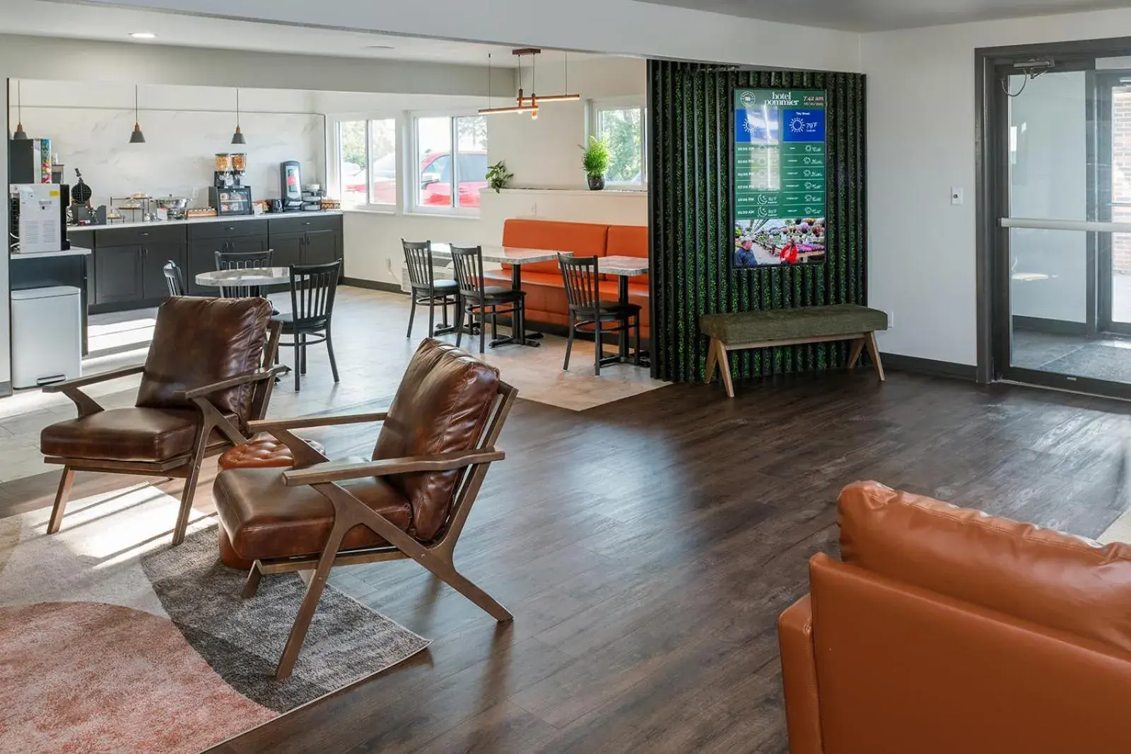 Lobby or reception in Hotel Pommier Chariton Lobby or reception in Hotel Pommier Chariton