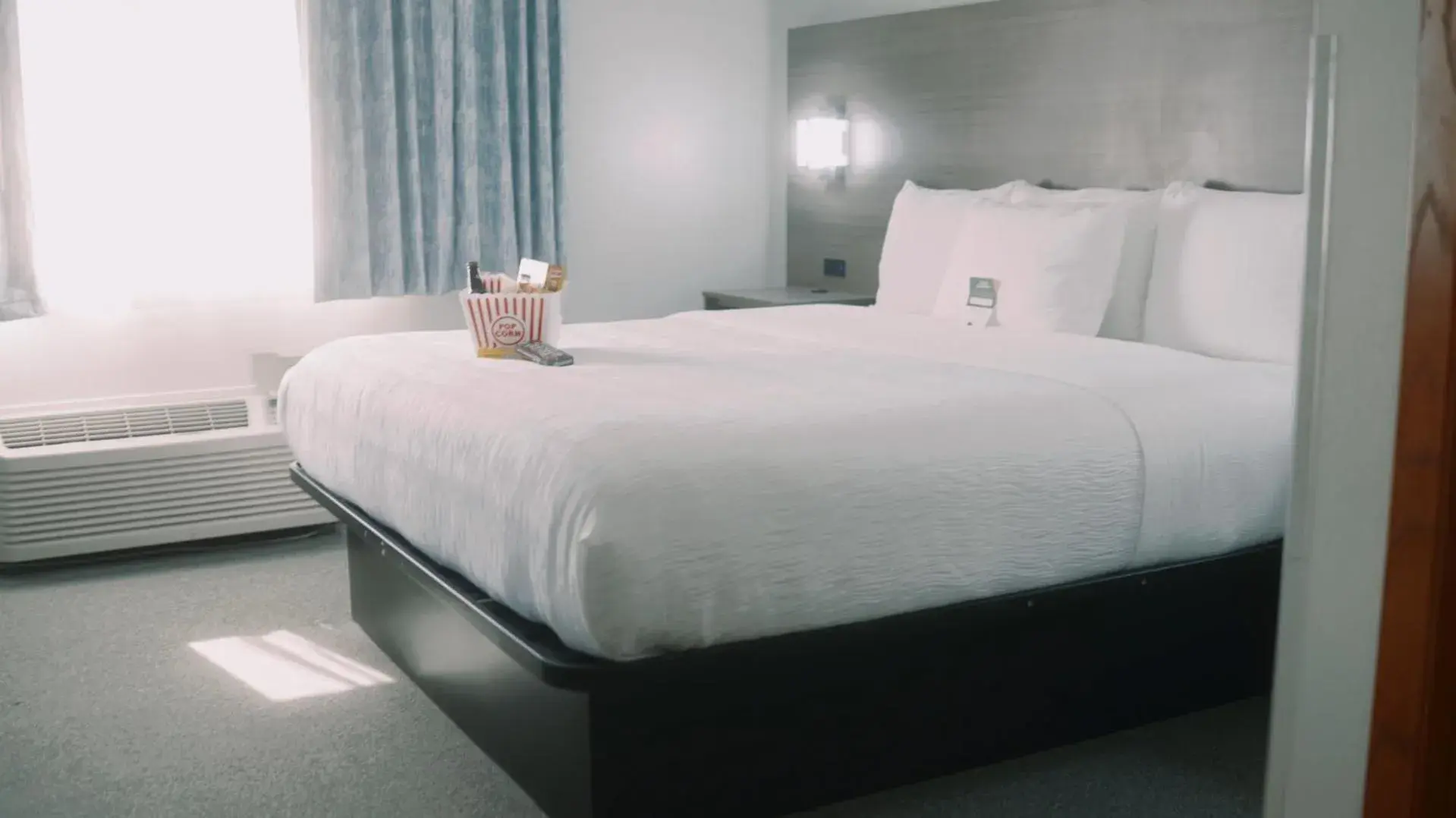 Bed in Hotel Pommier Chariton Bed in Hotel Pommier Chariton