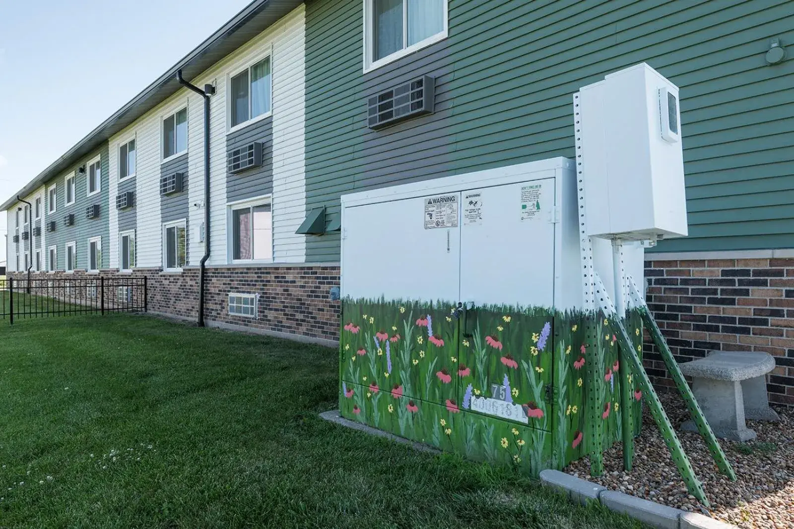 Property building in Hotel Pommier Chariton Property building in Hotel Pommier Chariton