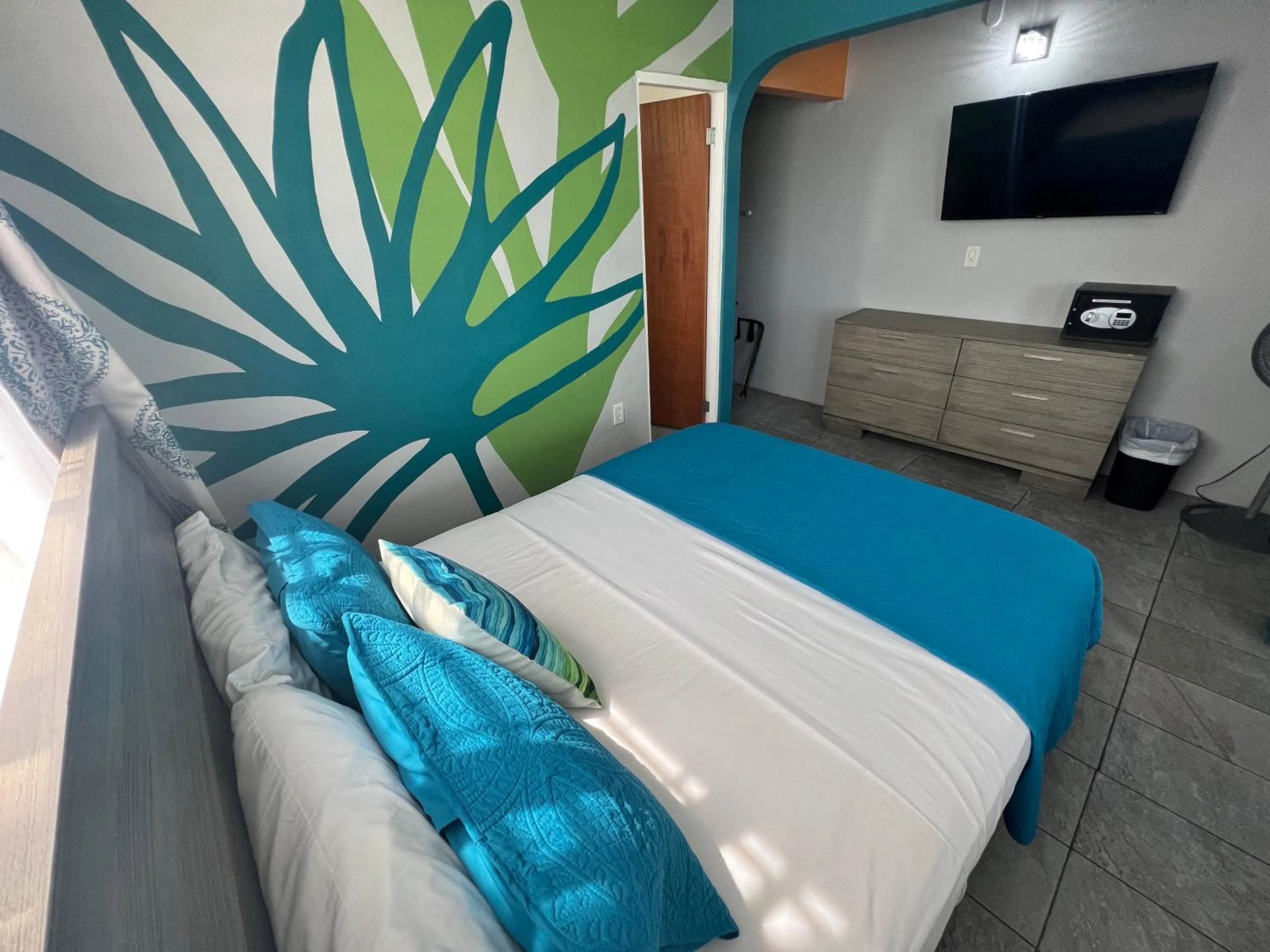 Bedroom, Bed in The Vieques Guesthouse