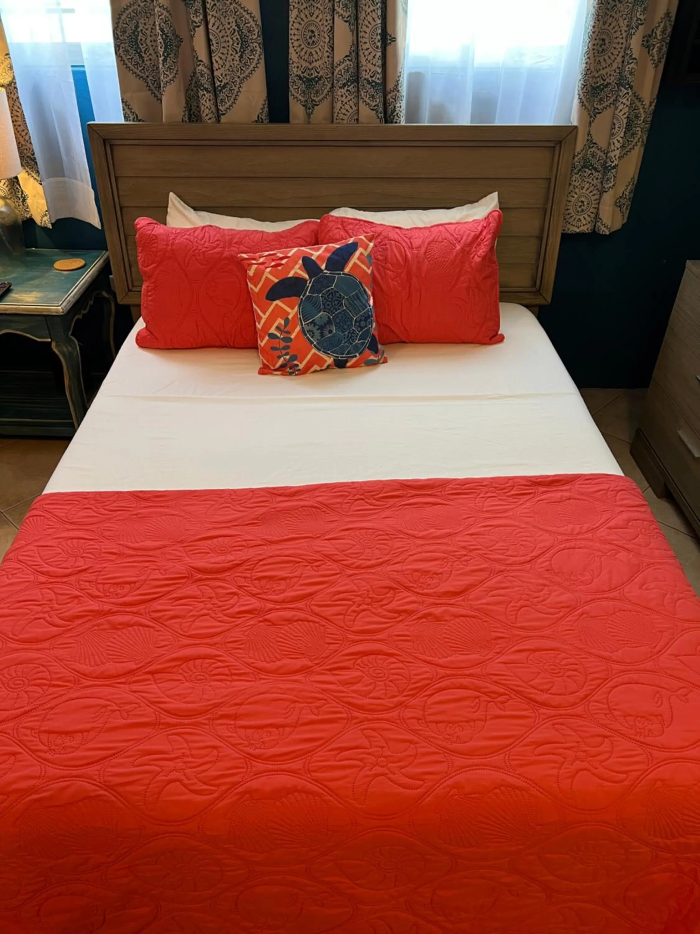 Bed in The Vieques Guesthouse