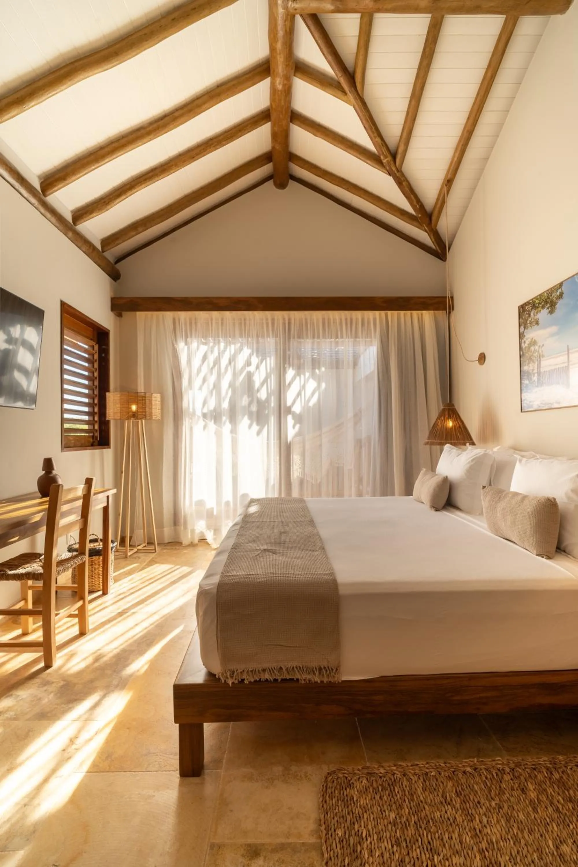 Bed in Villa Tapi