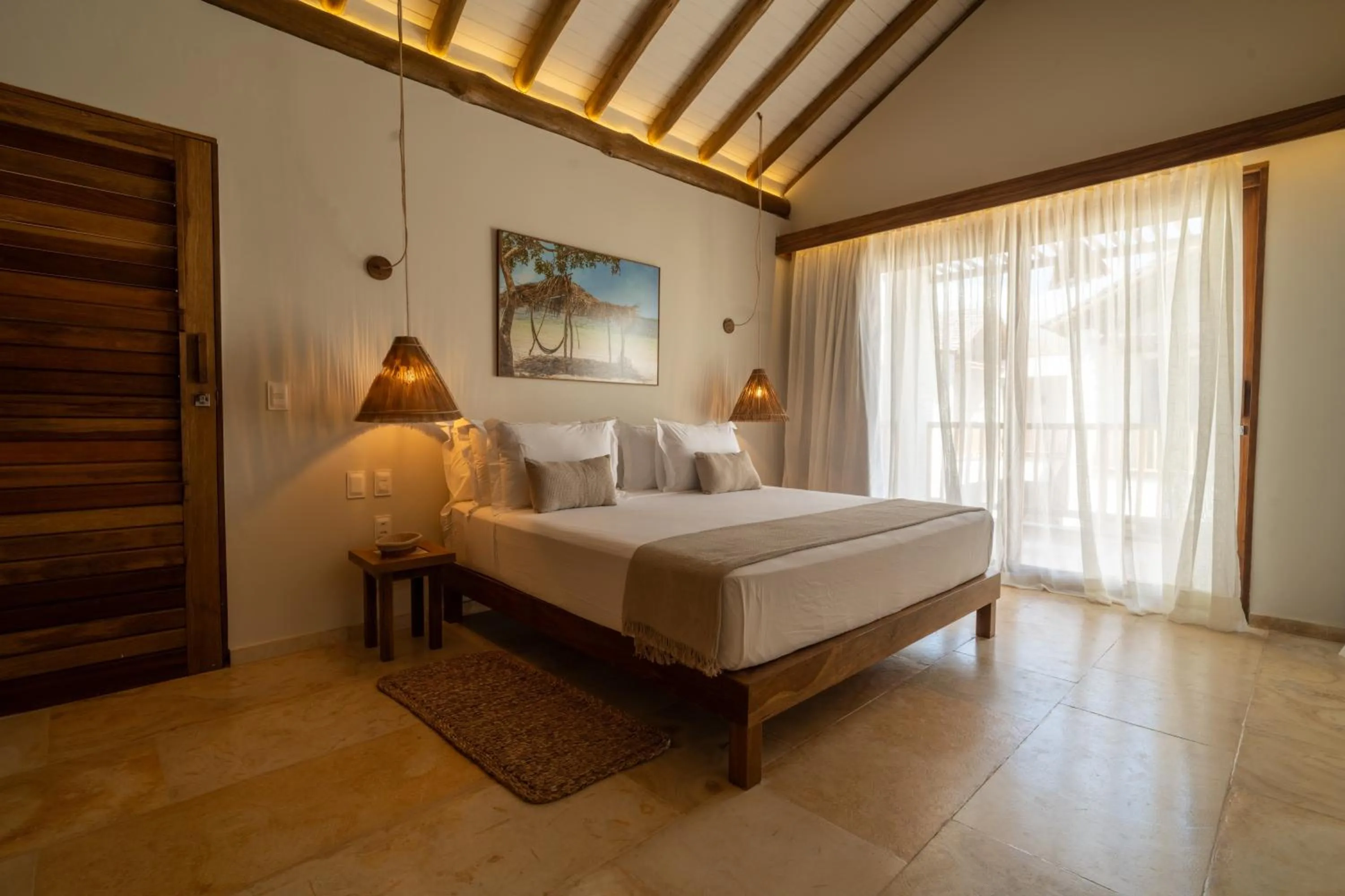 Bed in Villa Tapi