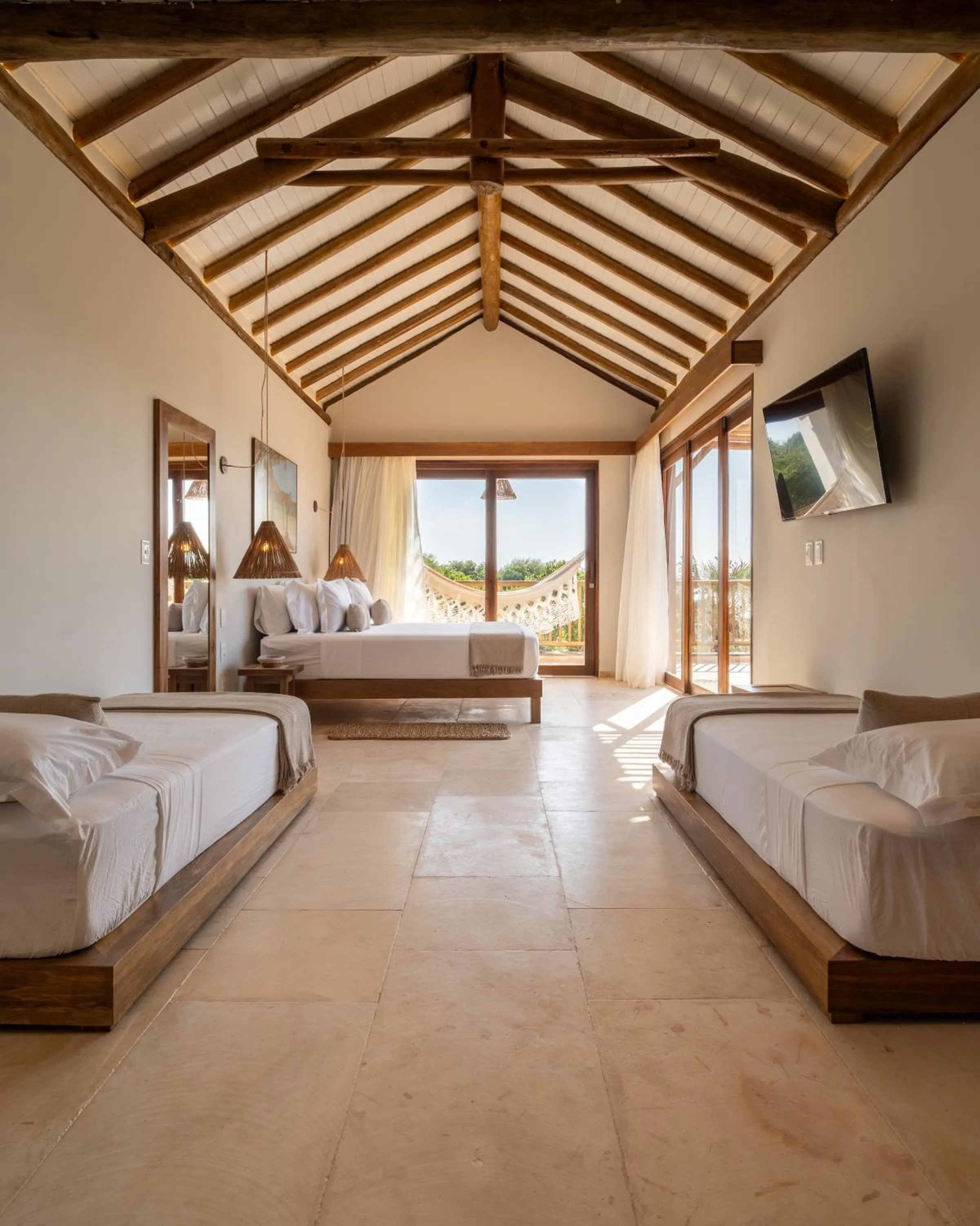 Bed in Villa Tapi