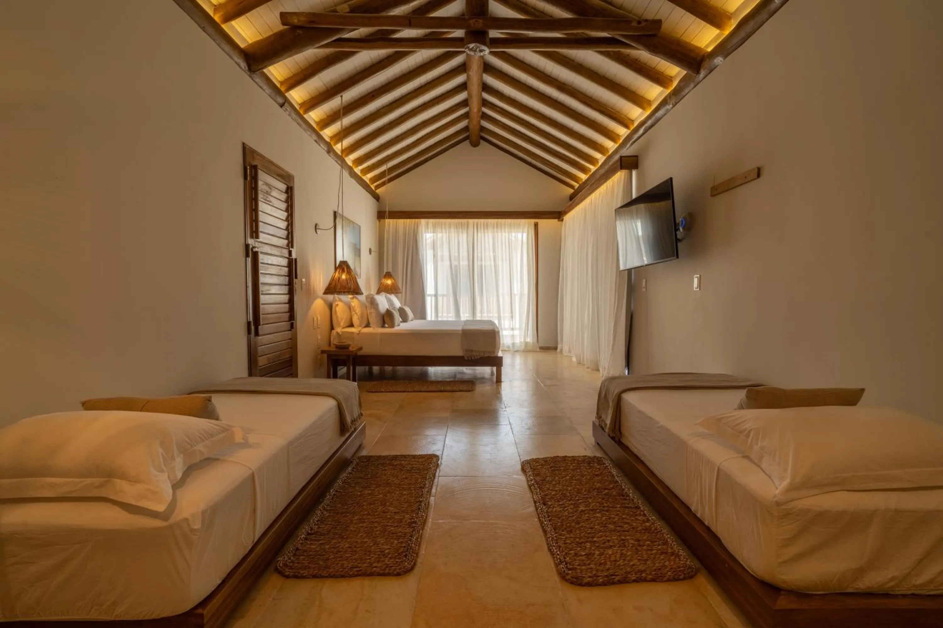 Bed in Villa Tapi