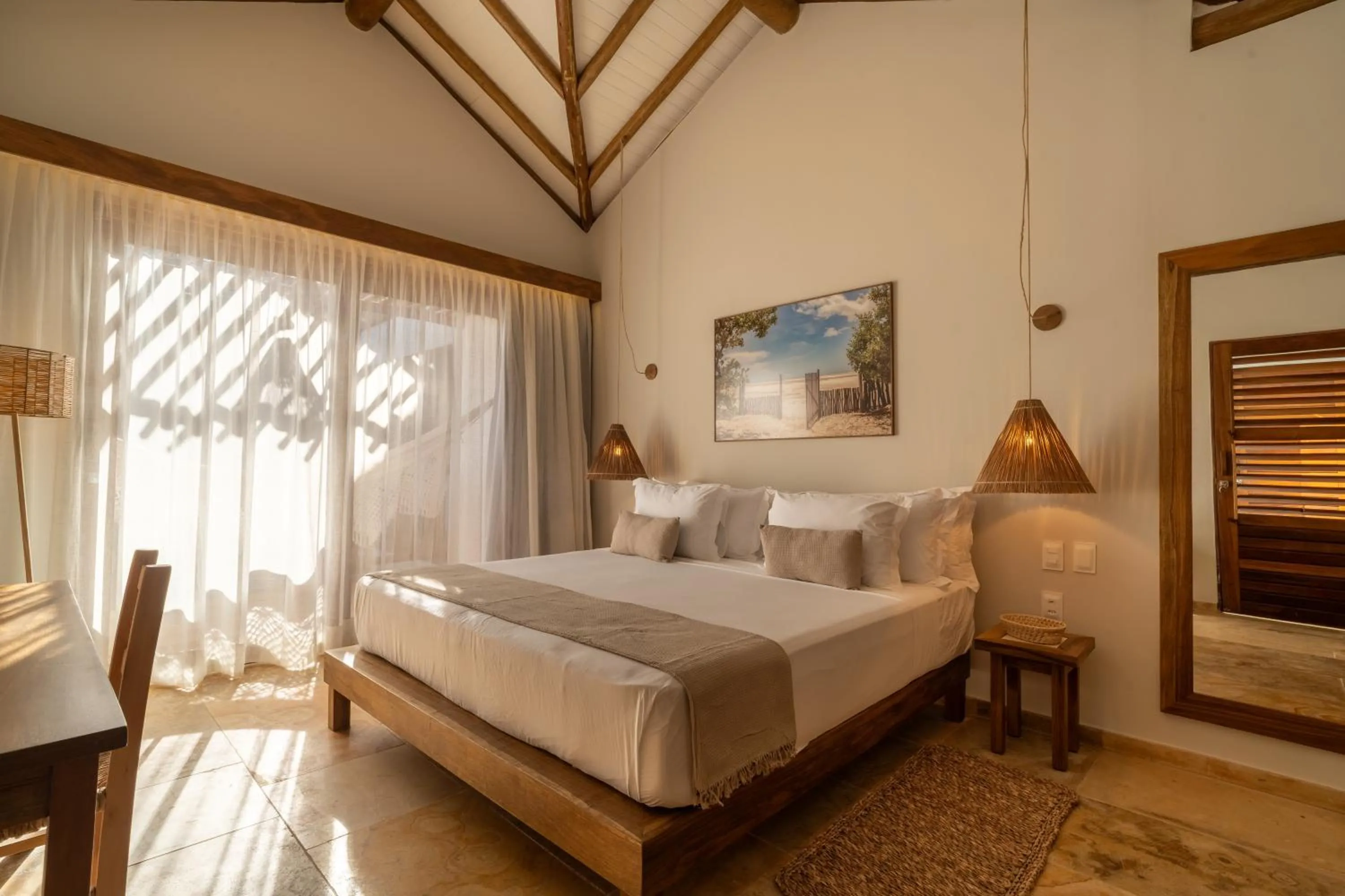 Bed in Villa Tapi