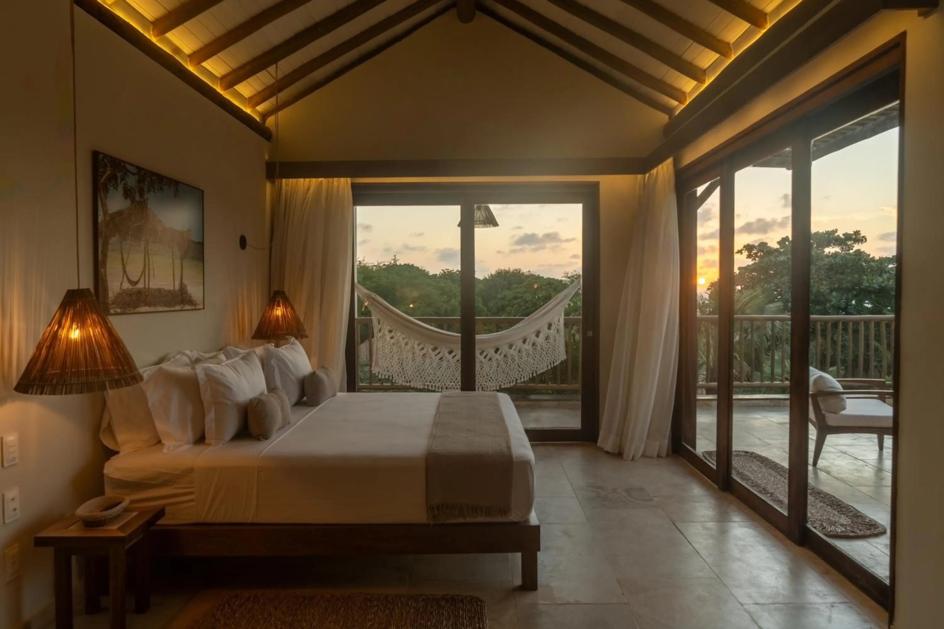 Bed in Villa Tapi