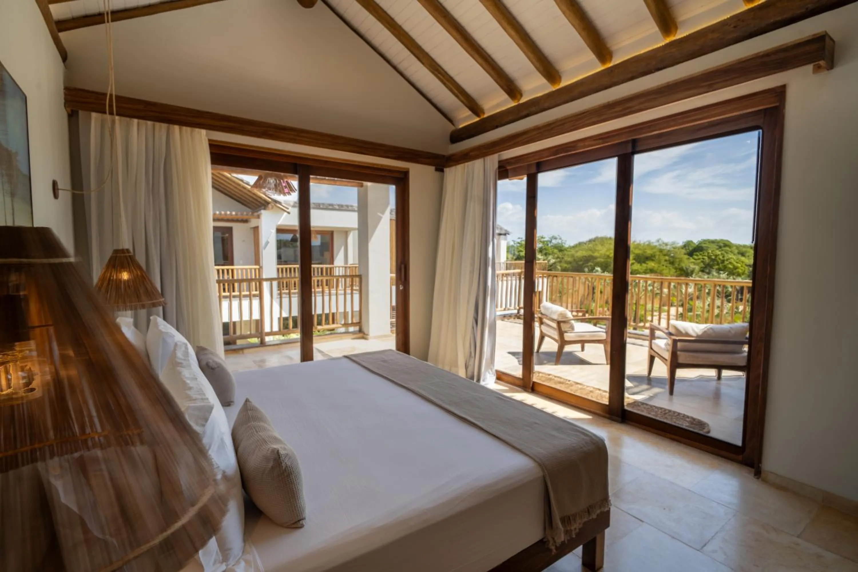 Bed in Villa Tapi