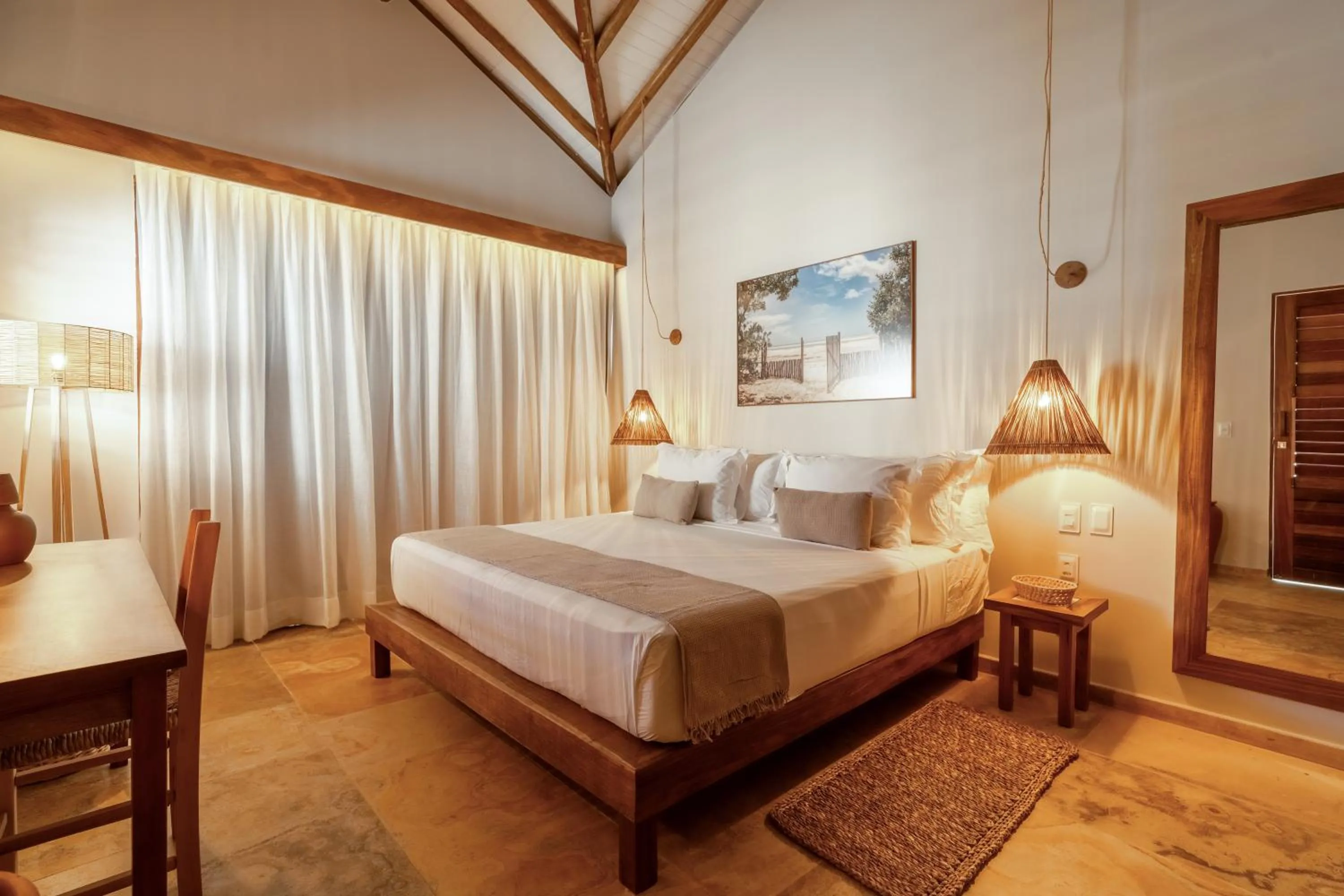 Bed in Villa Tapi