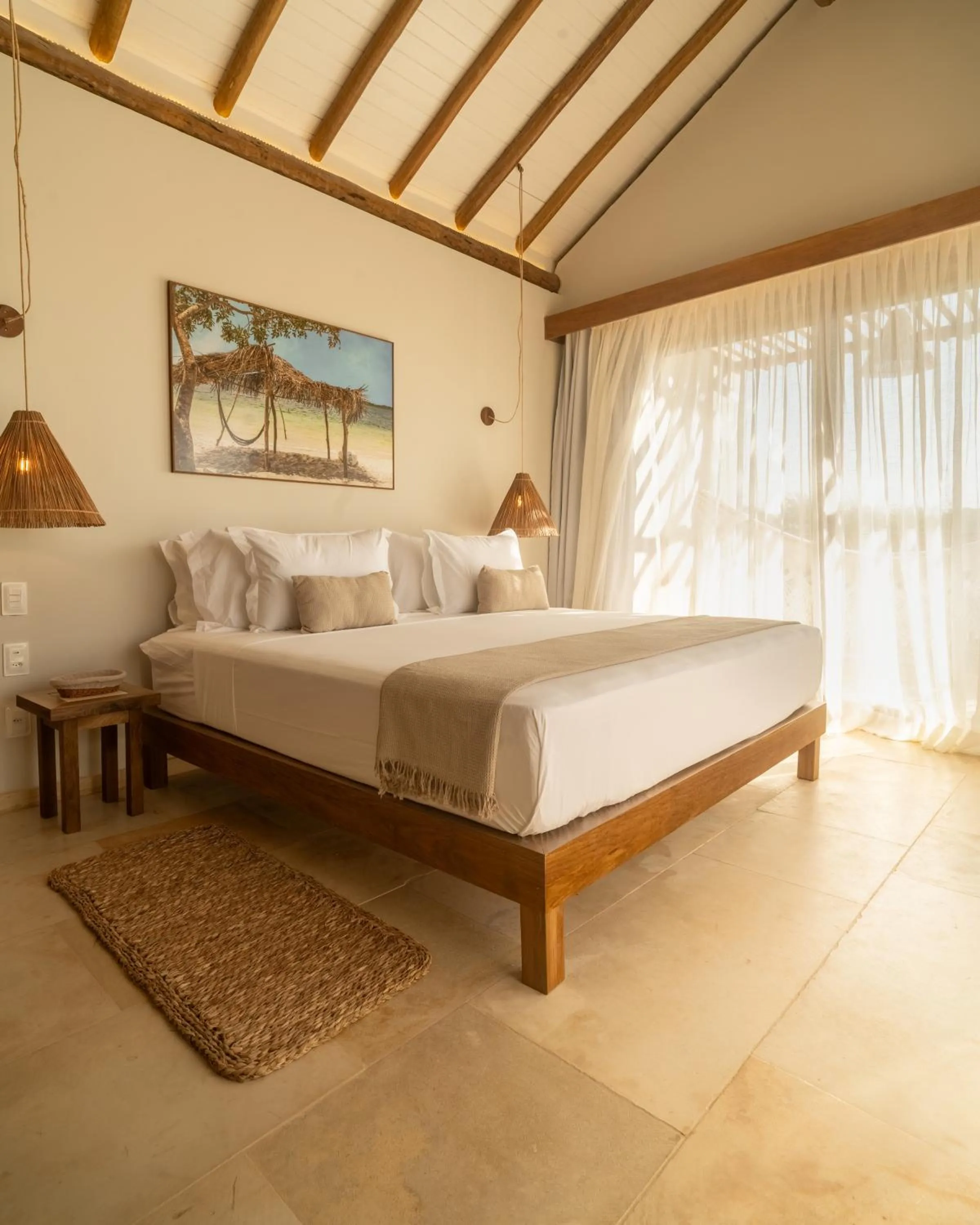 Bed in Villa Tapi