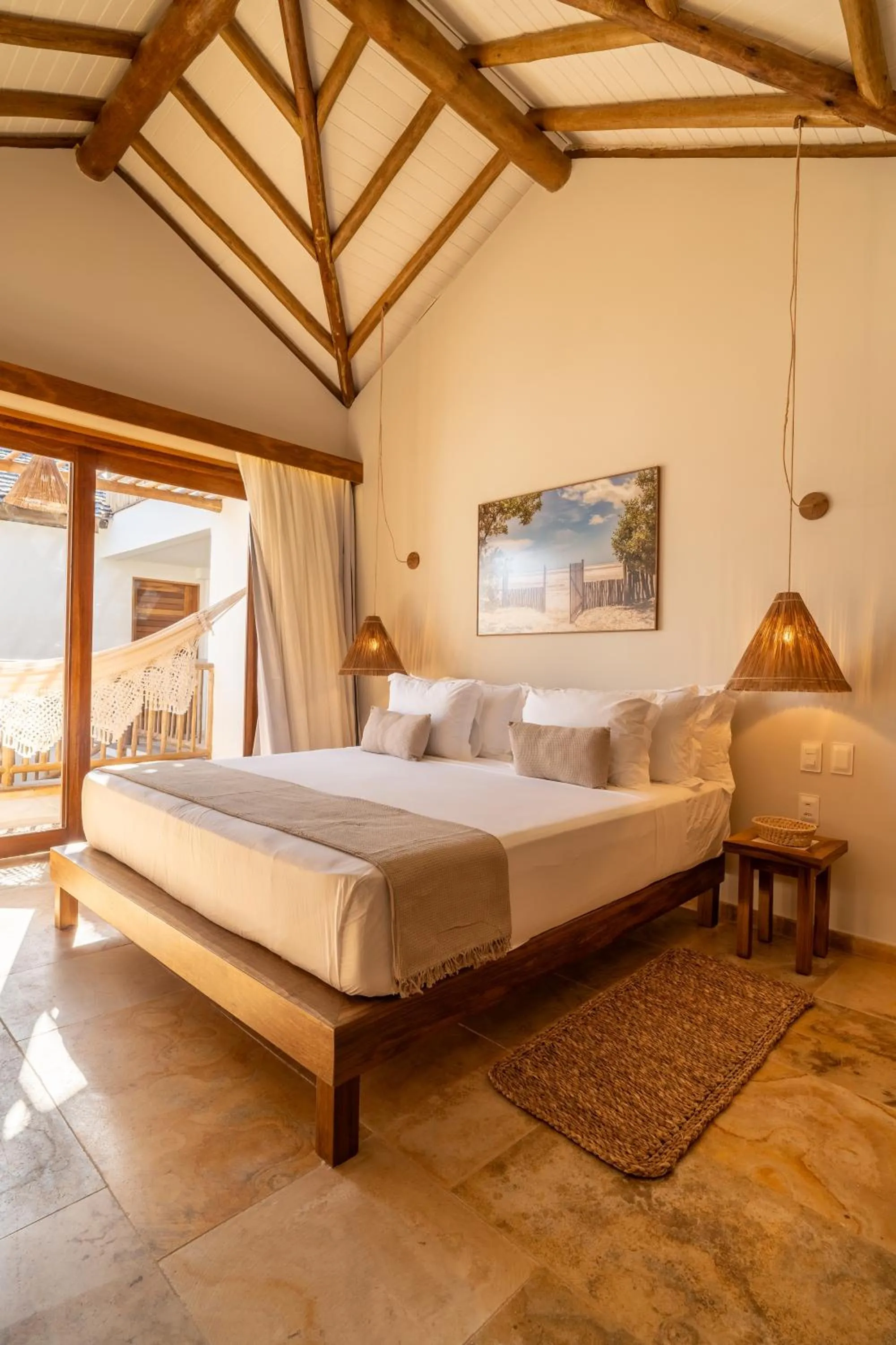 Bed in Villa Tapi