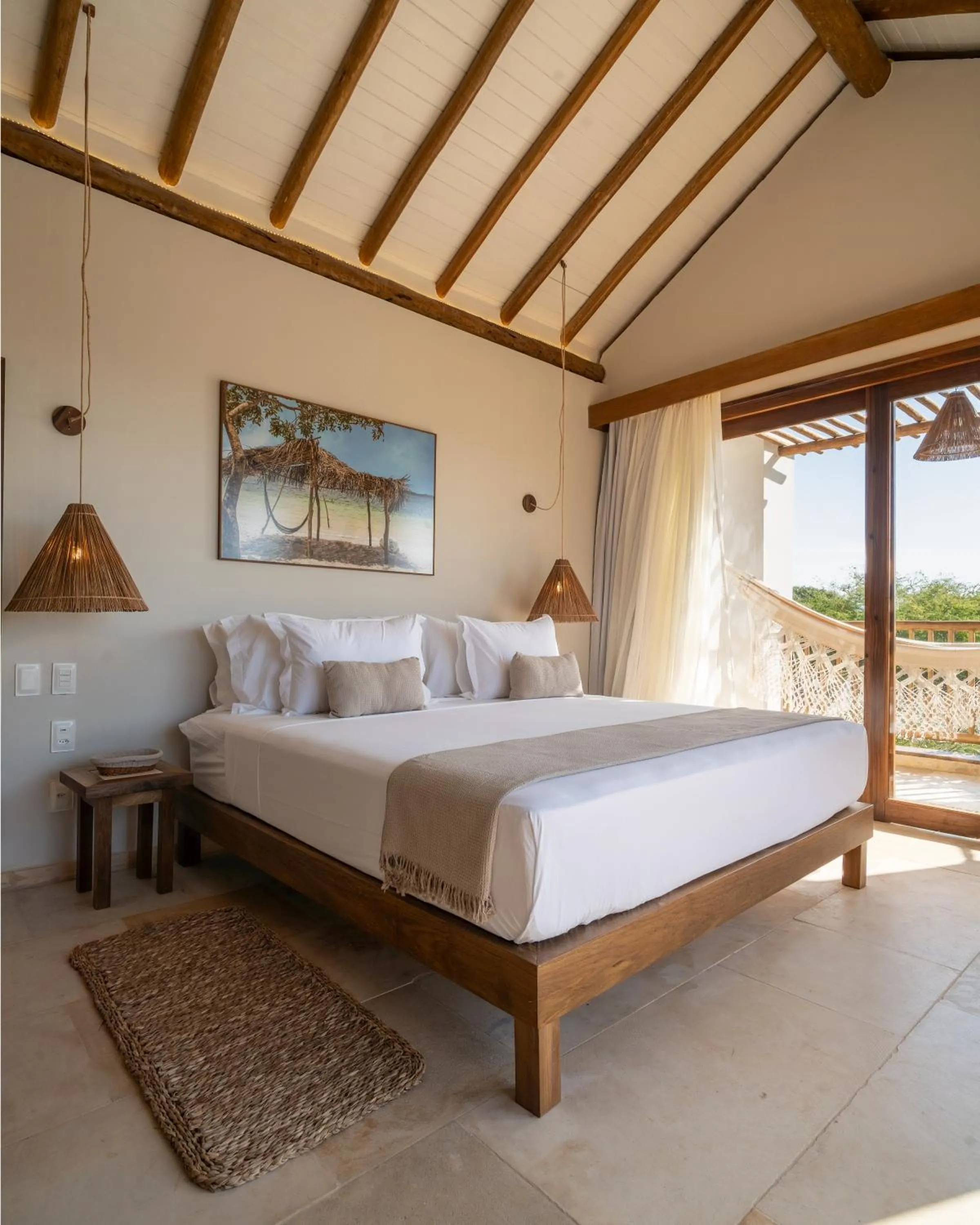 Bed in Villa Tapi