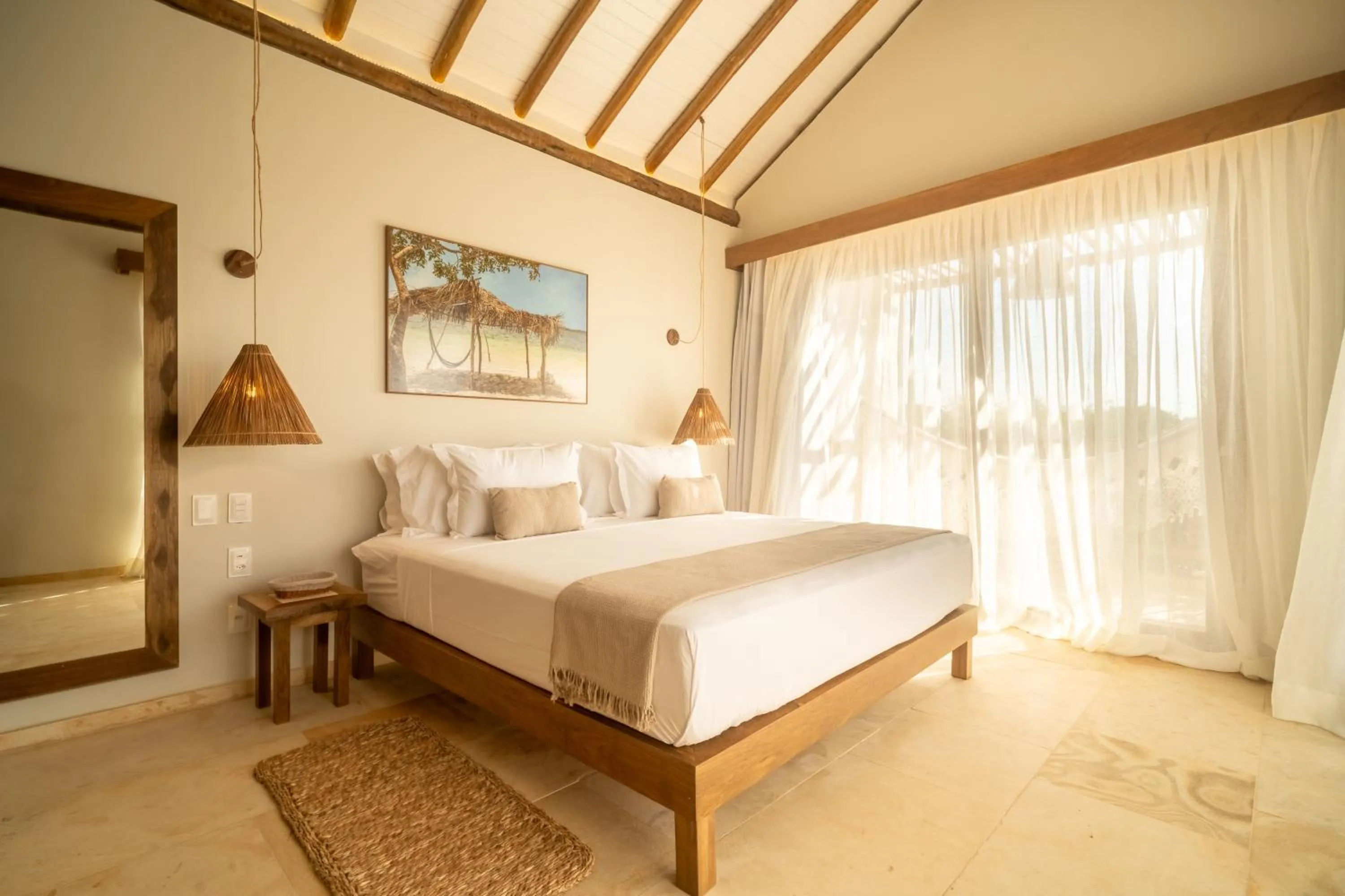 Bed in Villa Tapi