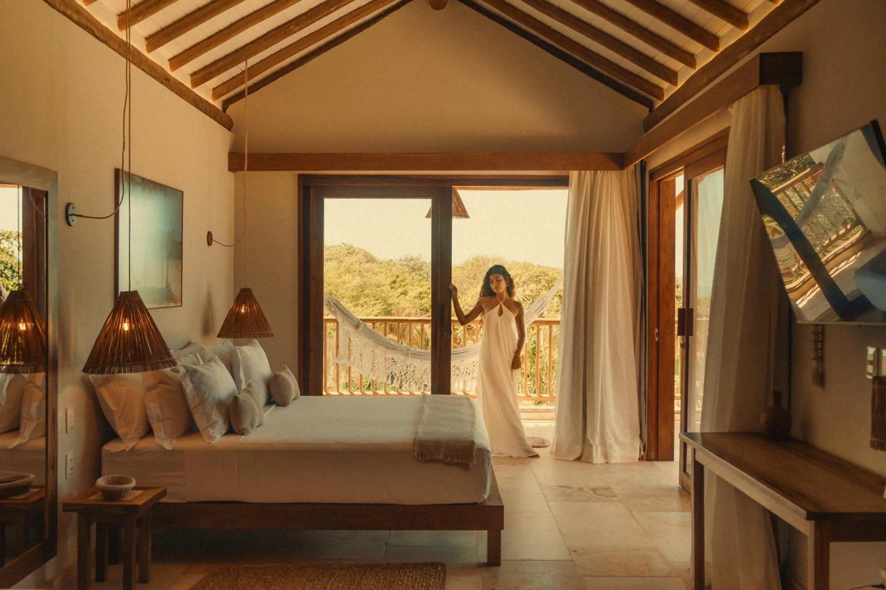 Bed in Villa Tapi