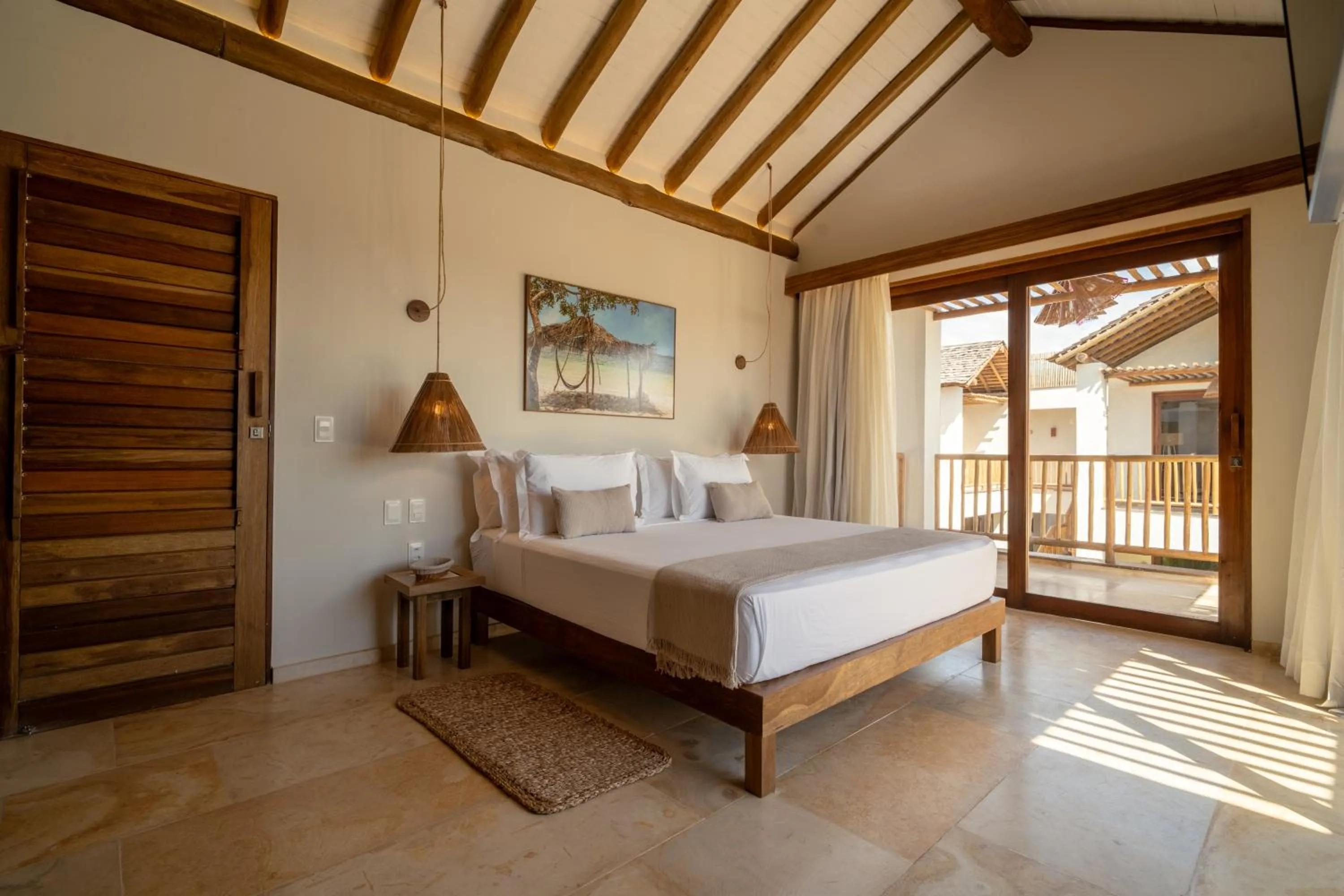 Bed in Villa Tapi