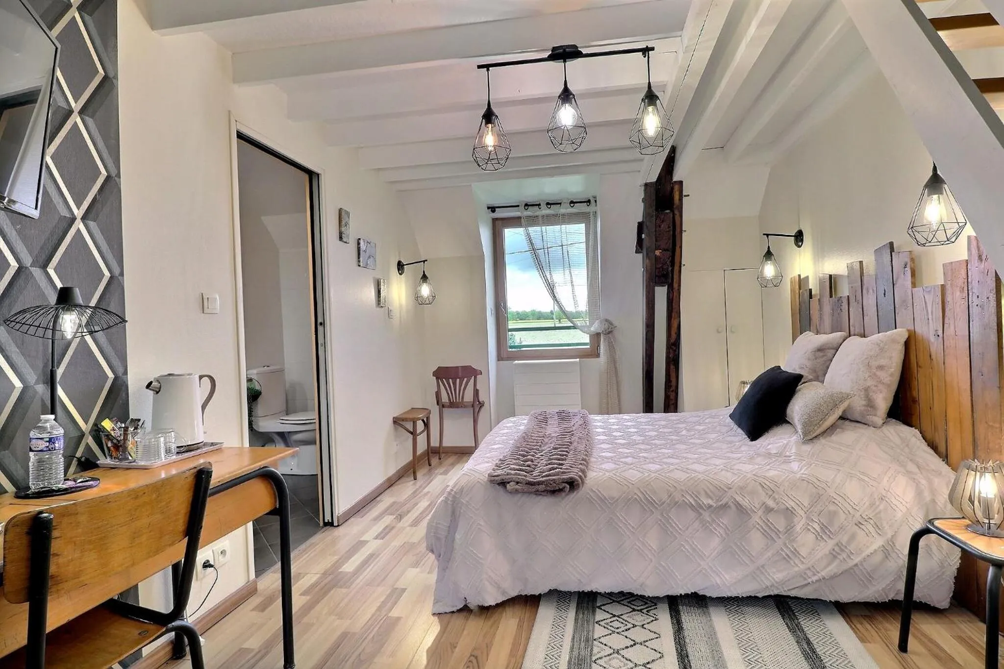 Bed in Chambres D'HÔTES
