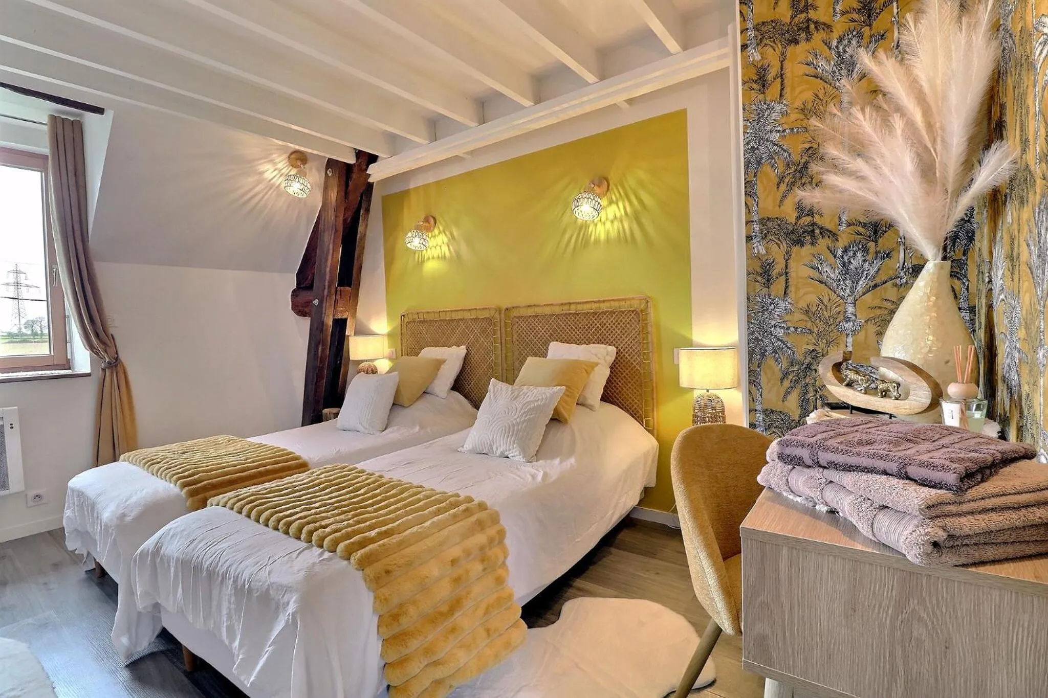 Bed in Chambres D'HÔTES