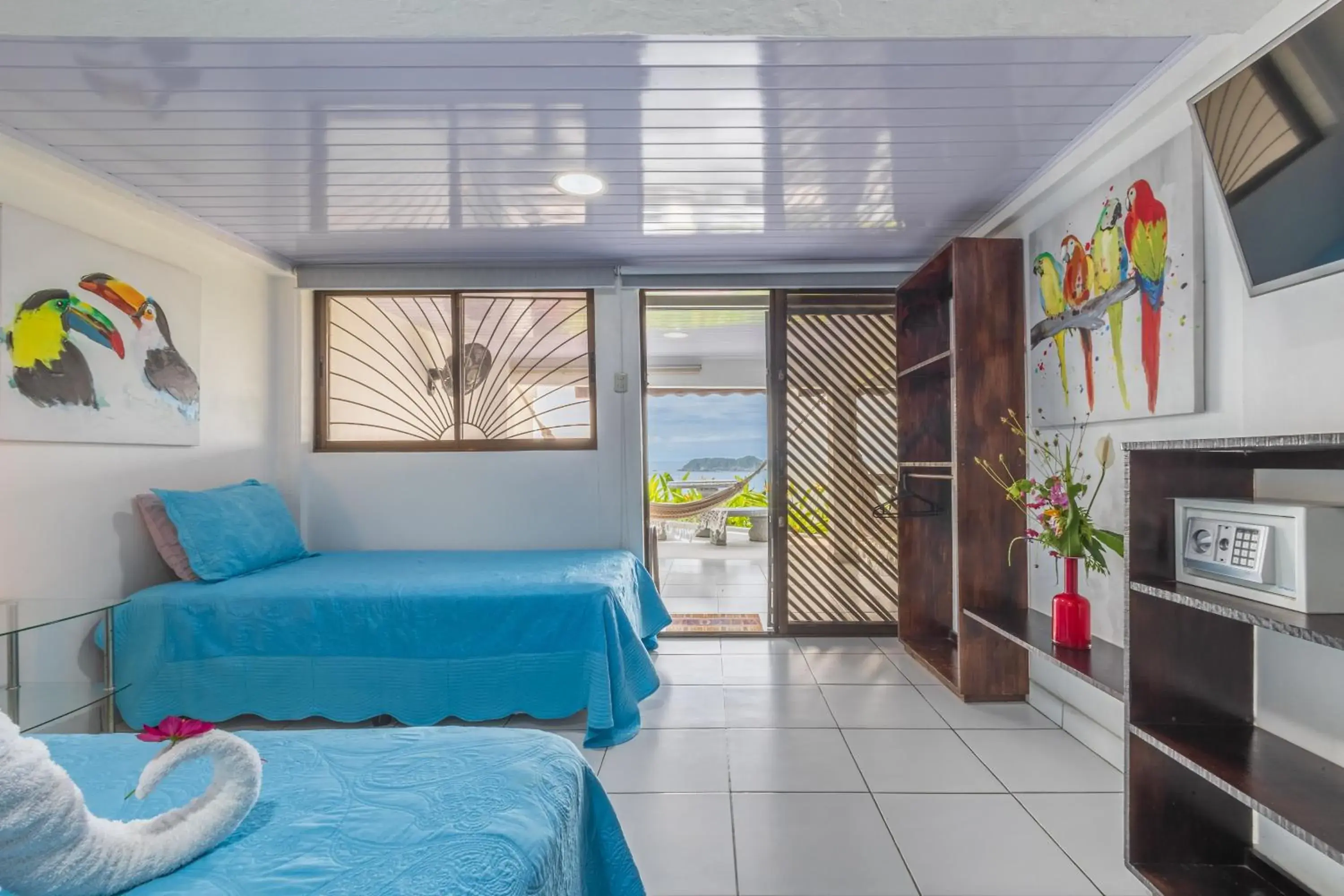 Superior Twin Room with Sea View in Hotel Villas de la Selva Superior Twin Room with Sea View in Hotel Villas de la Selva