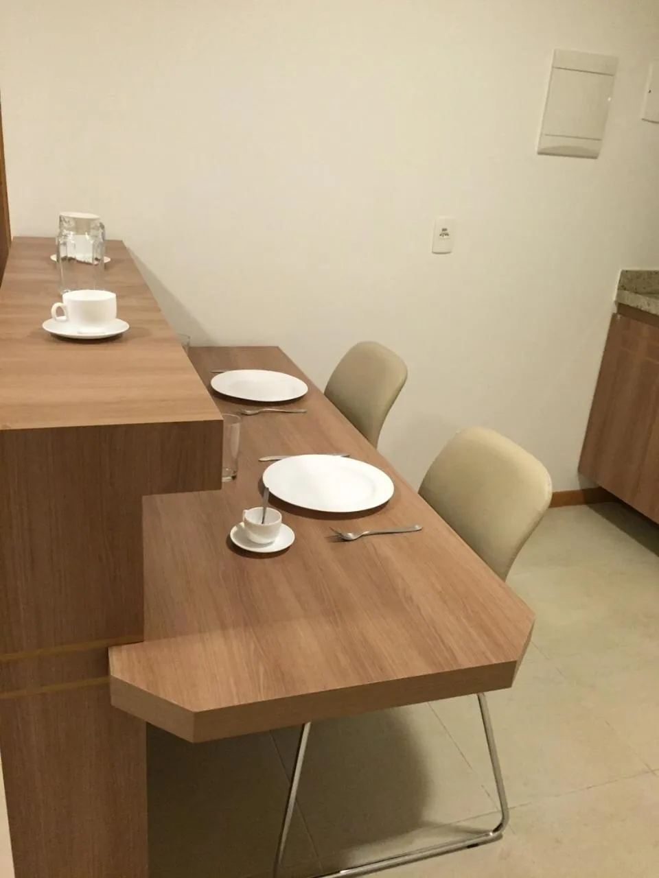 Kitchen or kitchenette in Flat Brasília - Setor Hoteleiro Norte