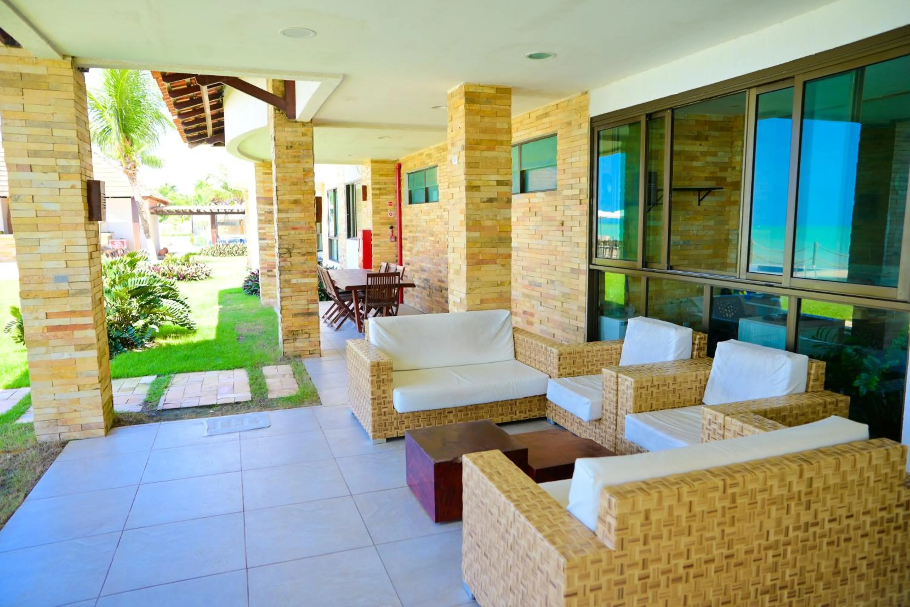 Seating area in Waterfront Residence