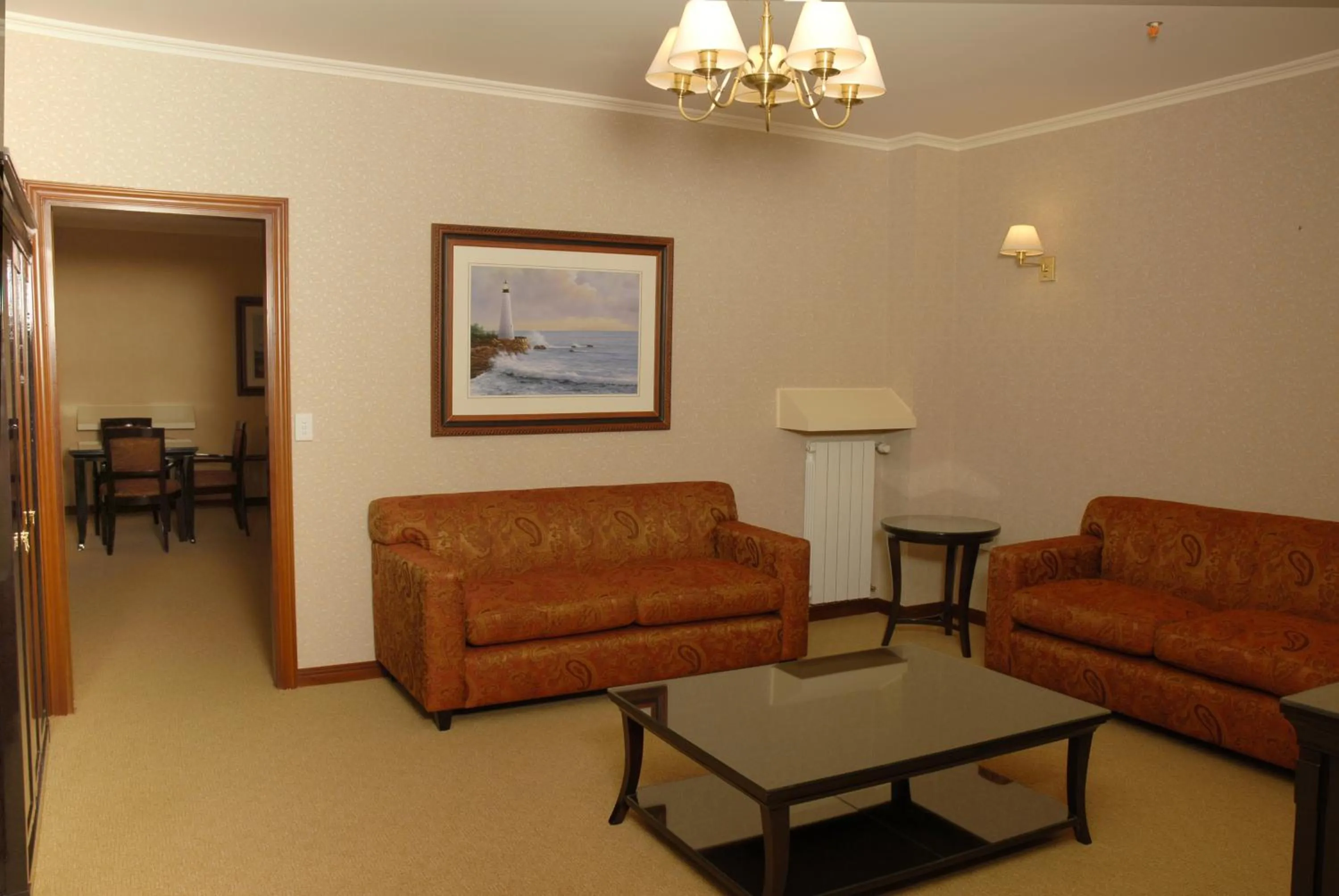 Living room in Status Hotel