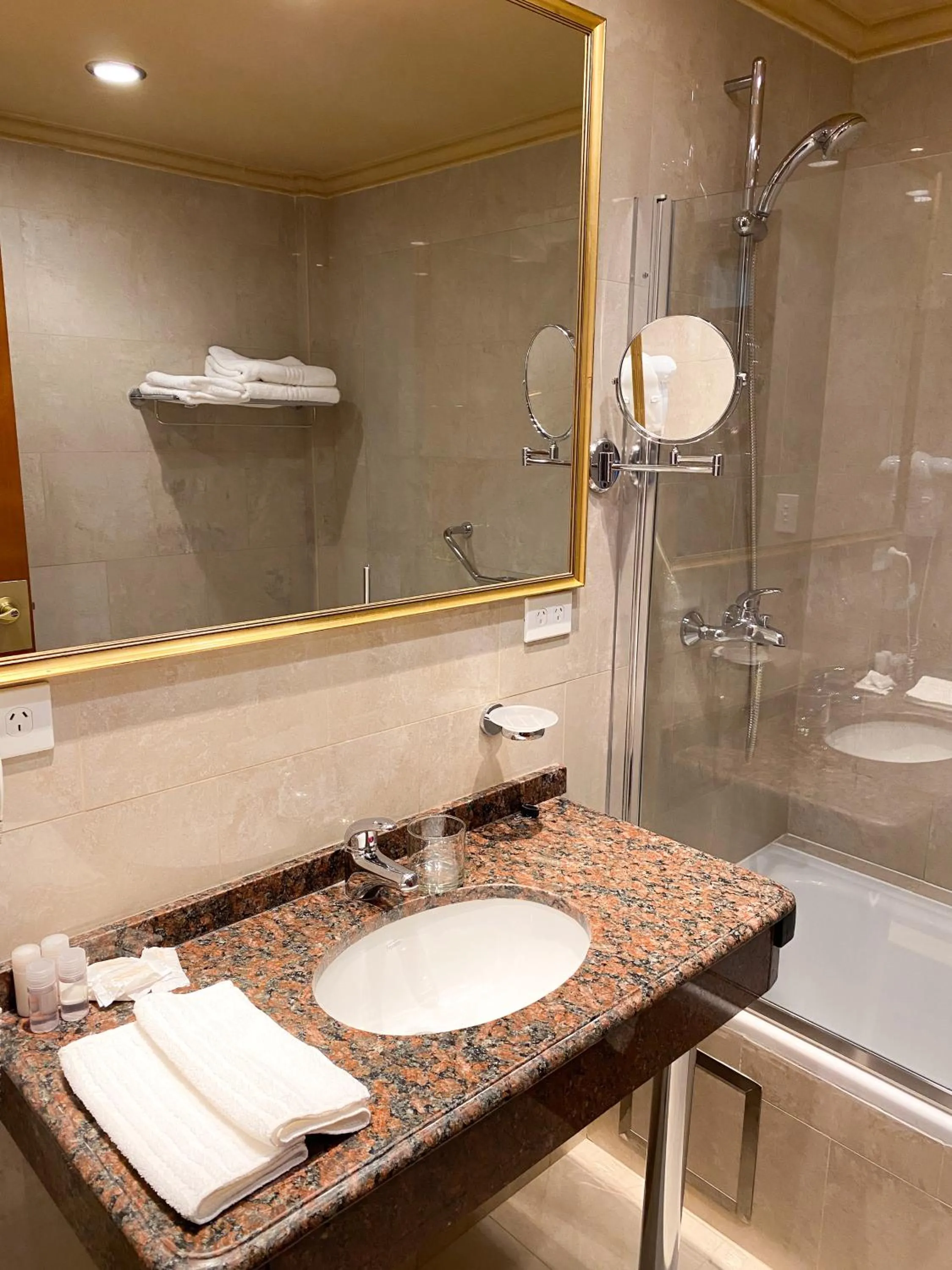 Bathroom in Status Hotel