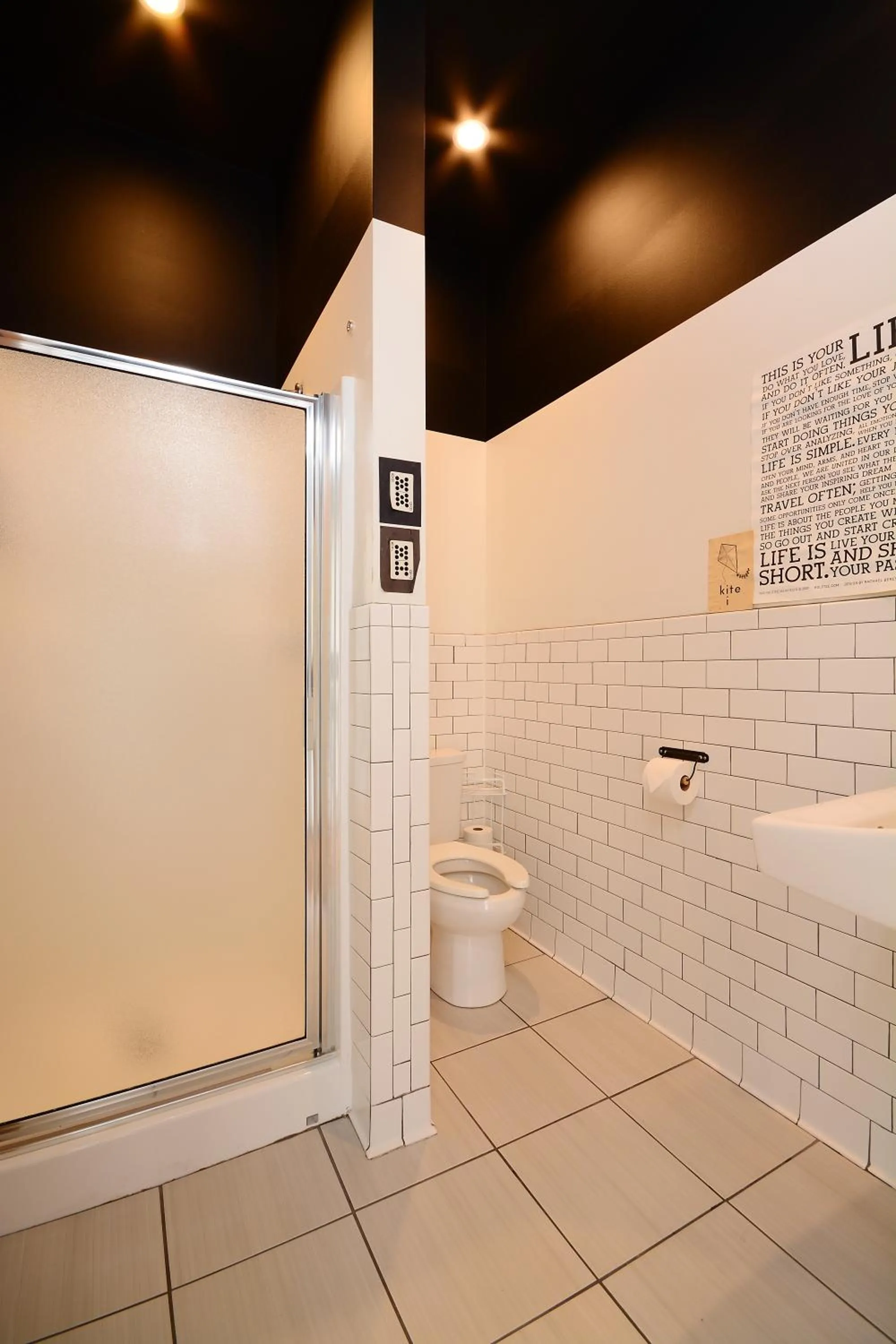 Decorative detail in Hostel Fish