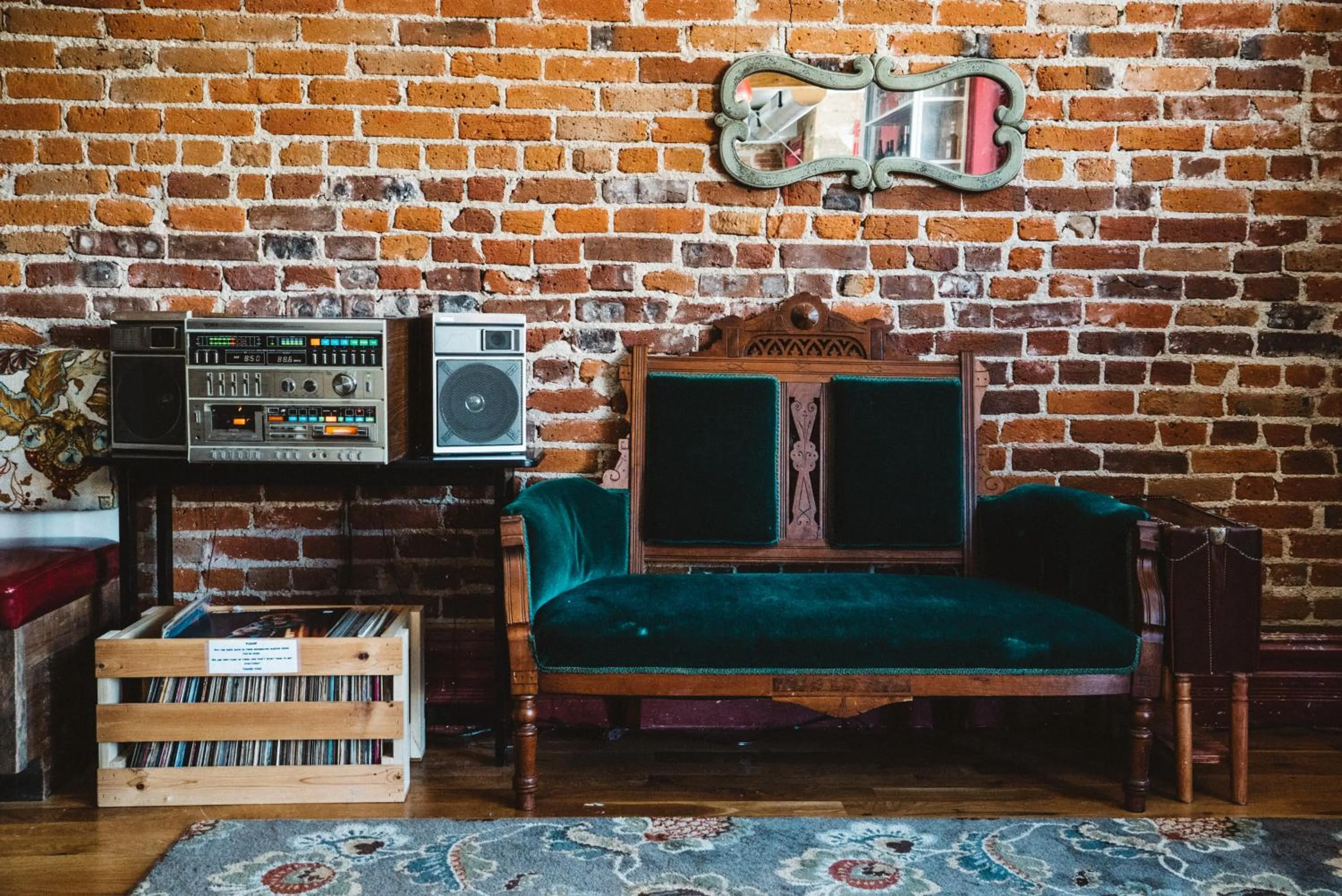 Decorative detail in Hostel Fish