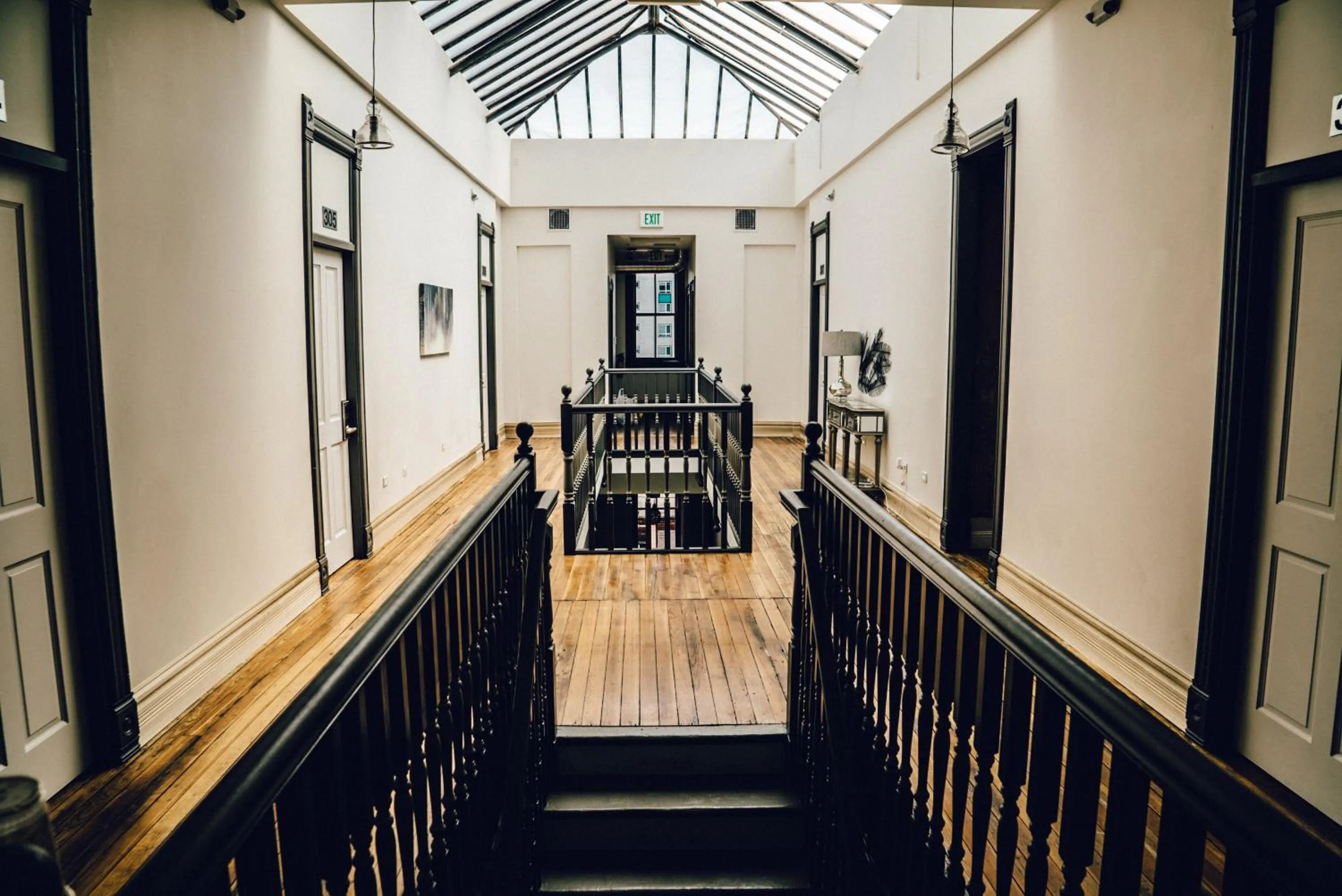 Decorative detail in Hostel Fish