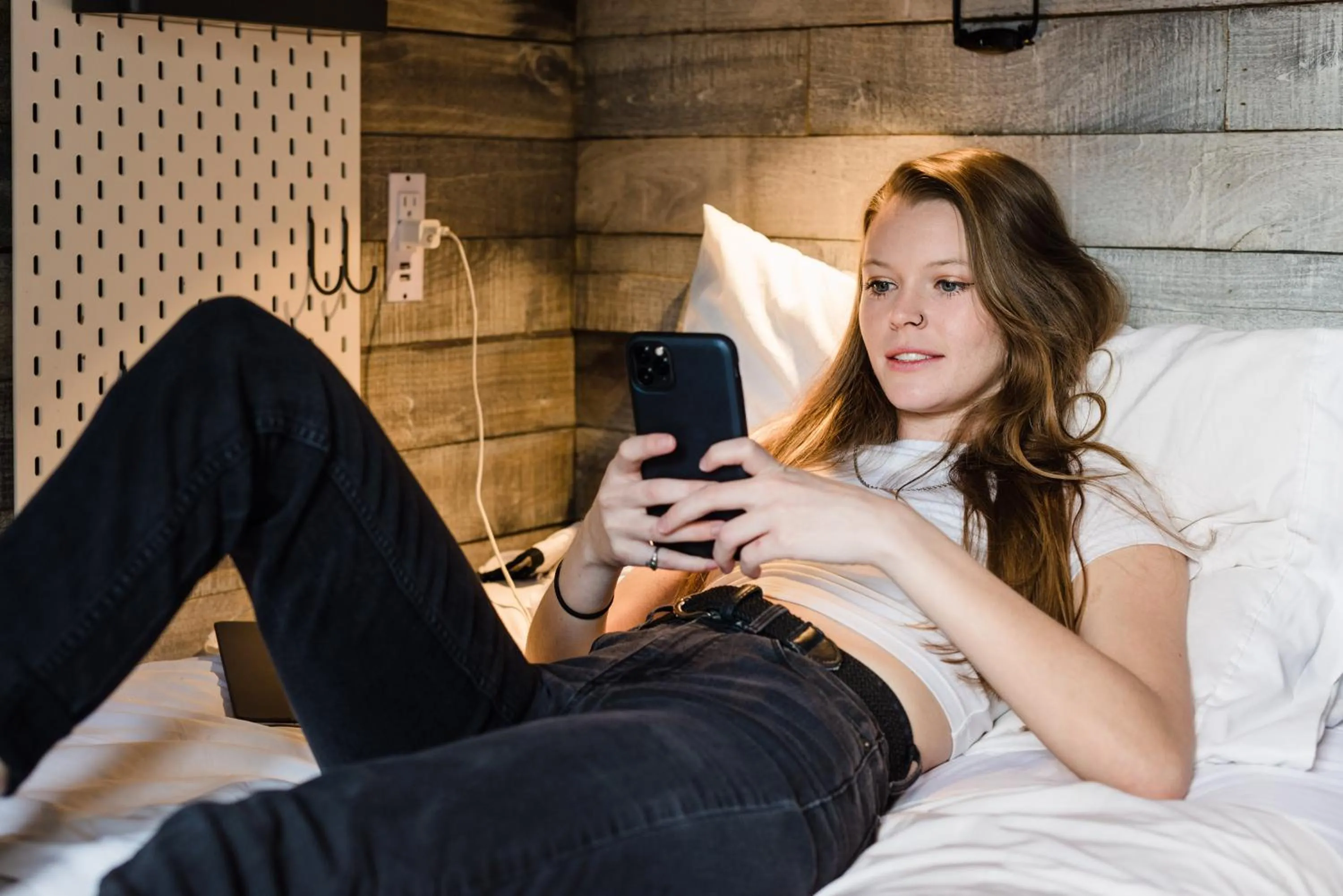 Property building, Bed in Hostel Fish