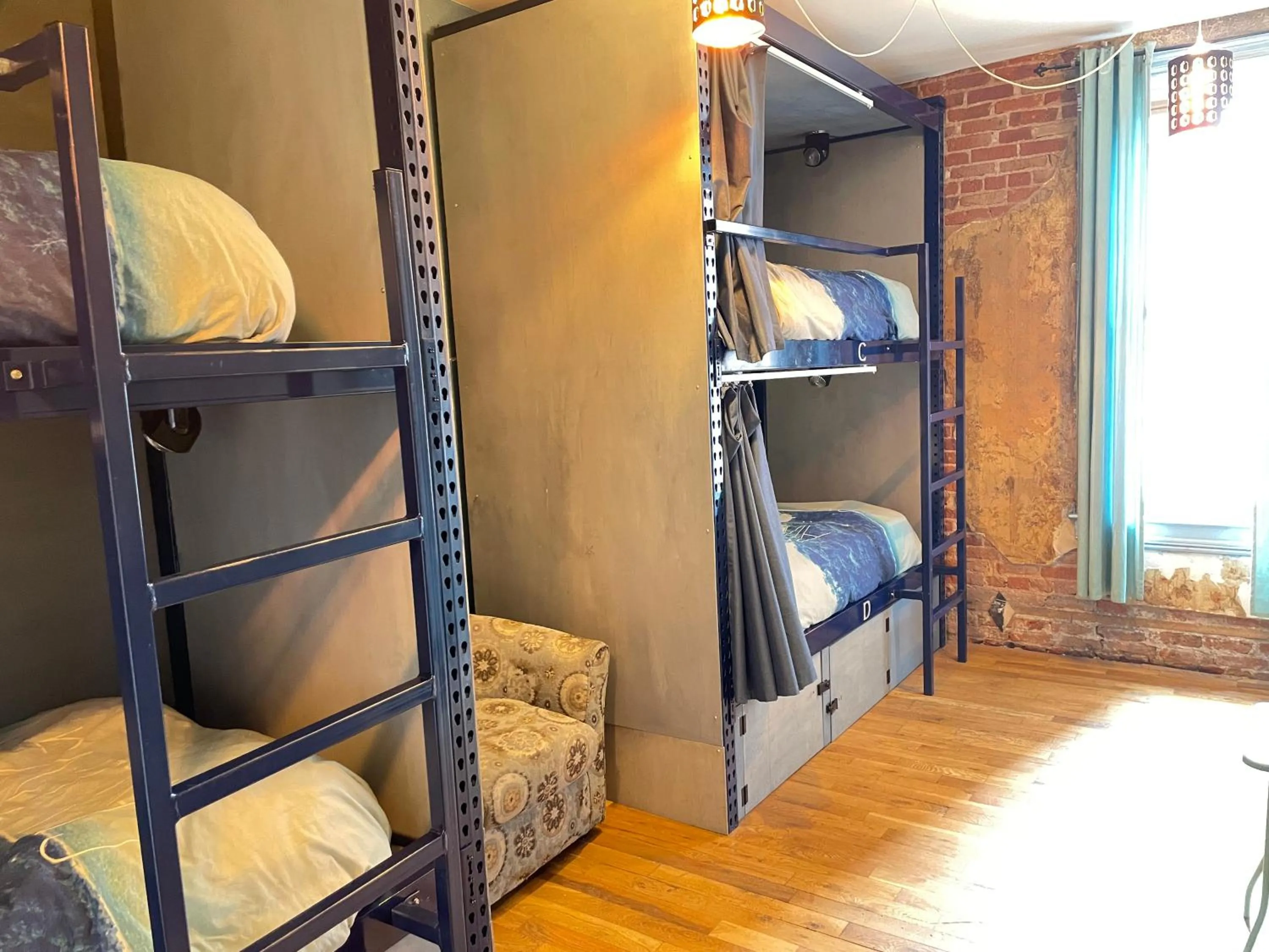 Decorative detail, Bed in Hostel Fish