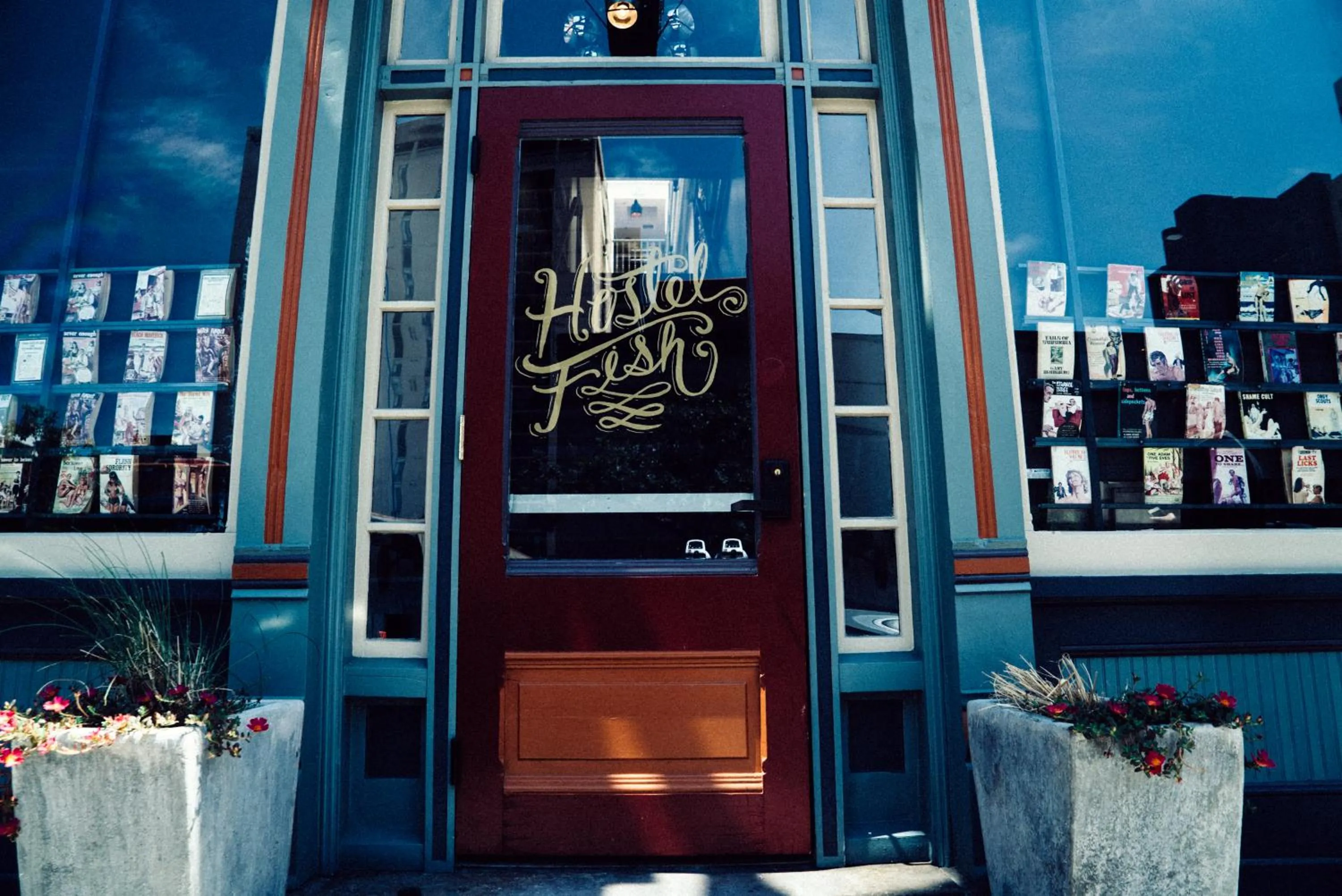 Facade/entrance in Hostel Fish